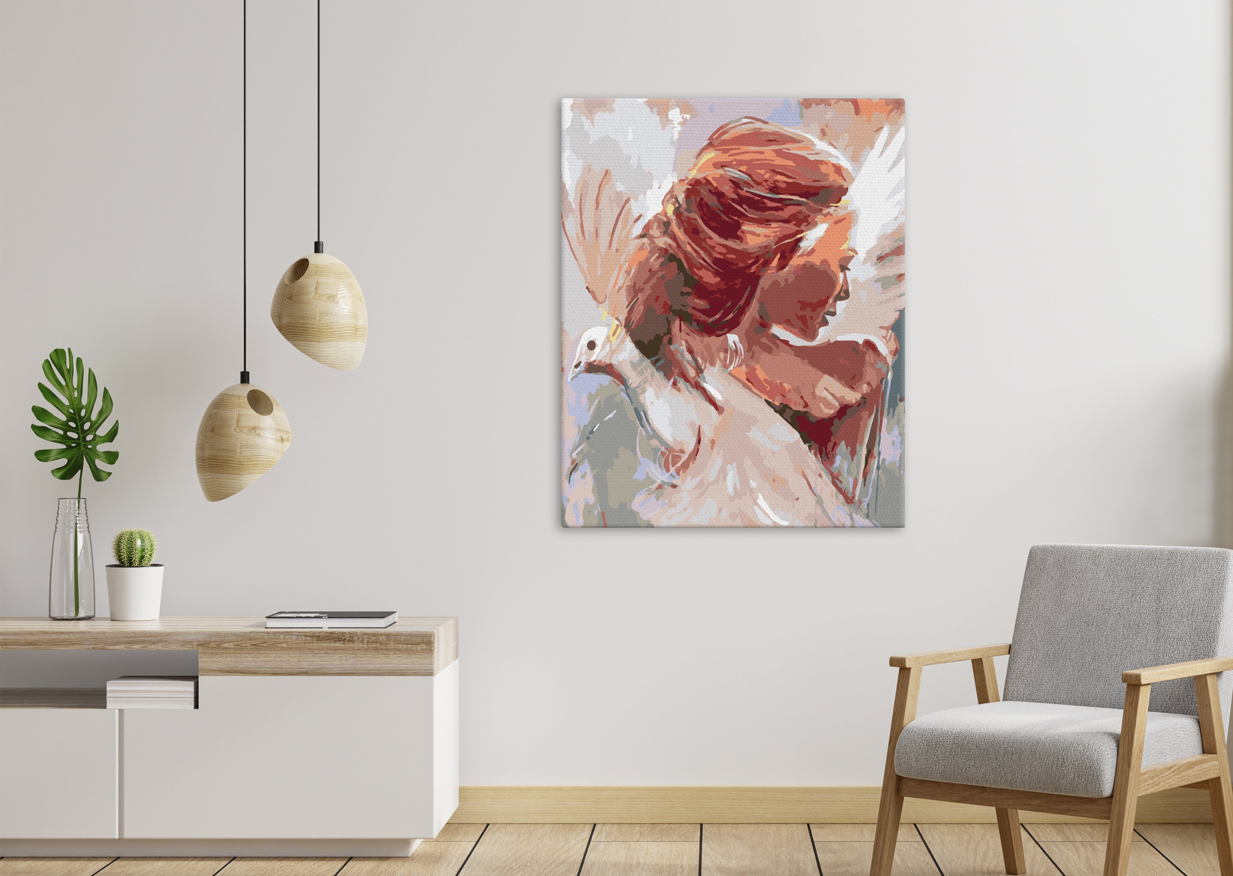 Dievča a vták (NK0524)