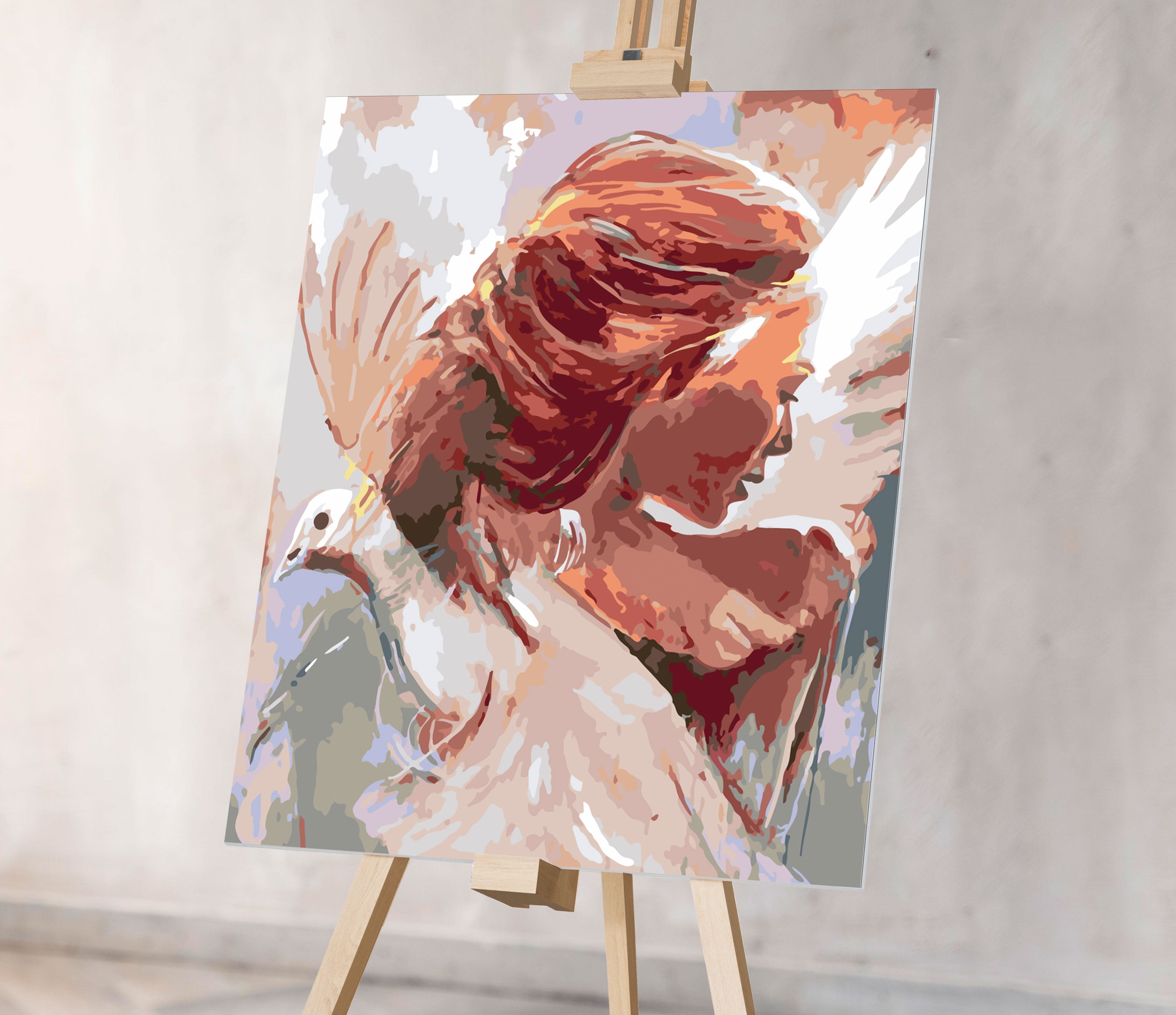 Dievča a vták (NK0524)