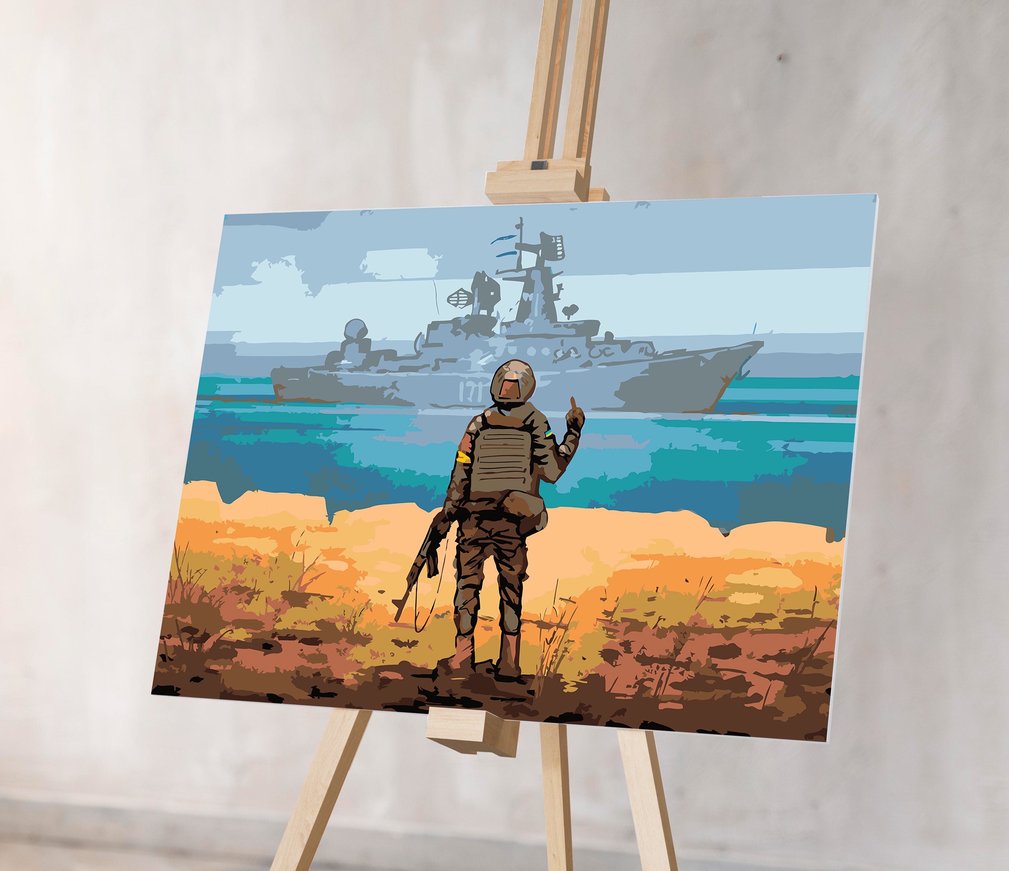 Ruská vlajková loď Moskva