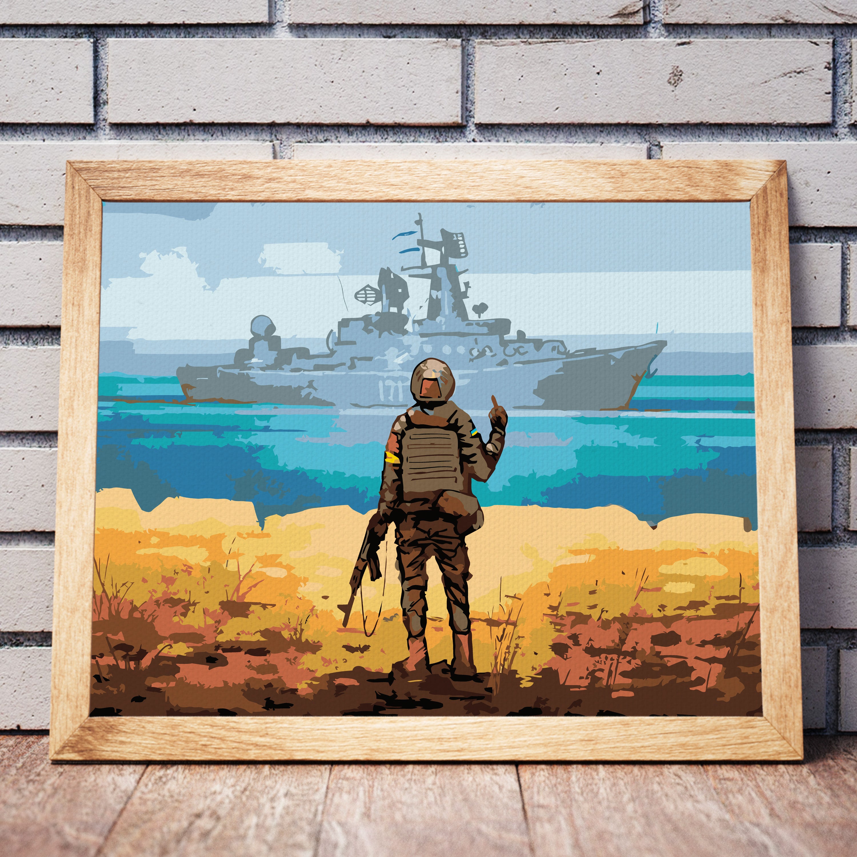 Ruská vlajková loď Moskva