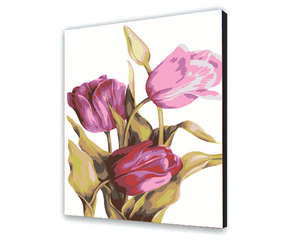 Malovanie podla cisel - Tulipány Umenie