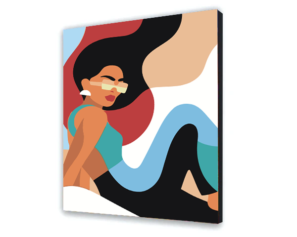 Malovanie podla cisel - Fantasy Dievča