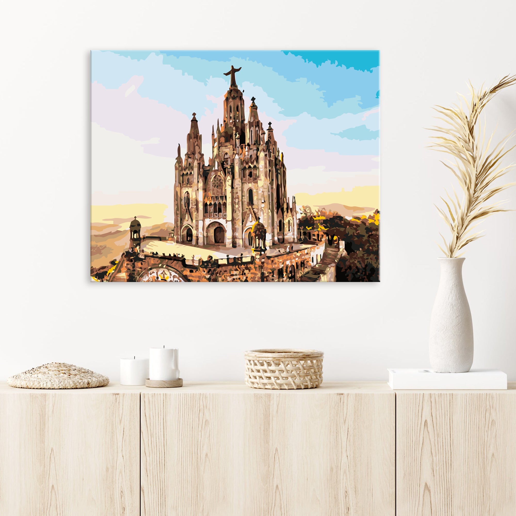 Chrám Nejsvětějšího Srdce na hoře Tibidabo