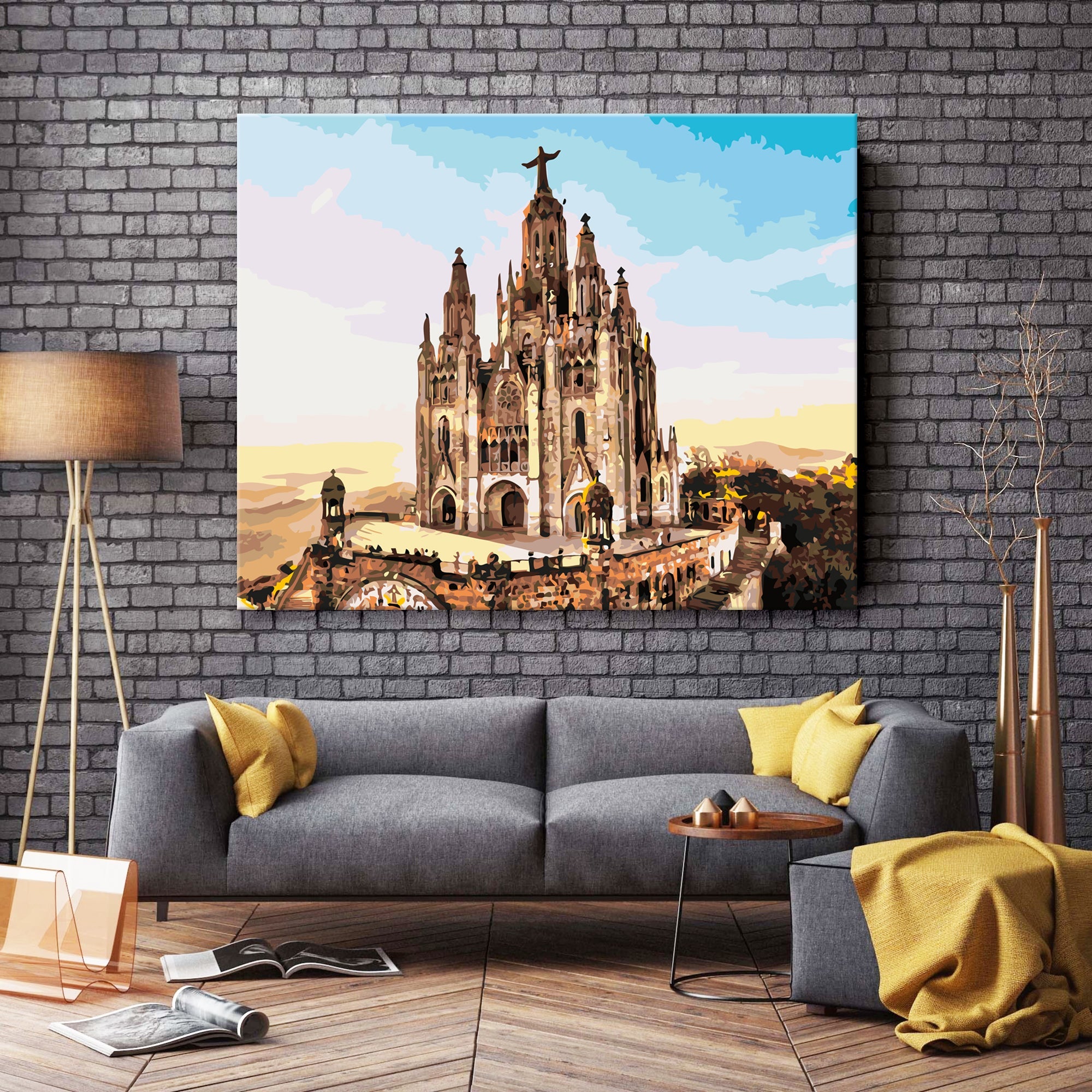 Chrám Nejsvětějšího Srdce na hoře Tibidabo