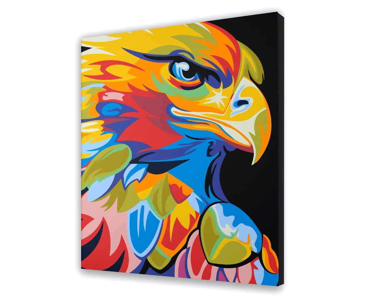 Maľovanie podľa cisel - Farebný Orol