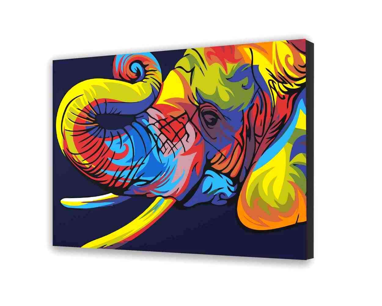 Plátno podľa čísla - Slon