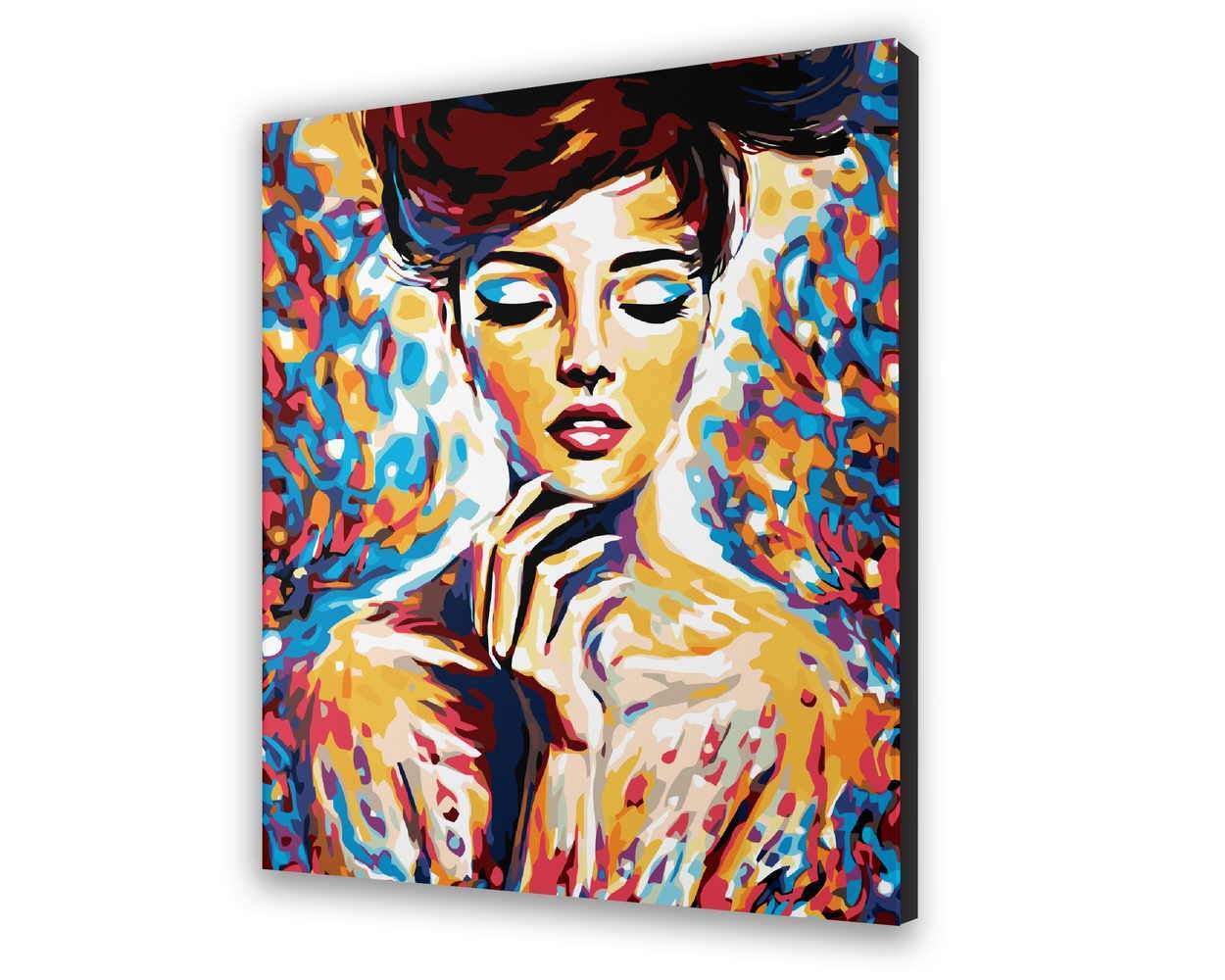 Malovanie podla cisel - Farebná Pani