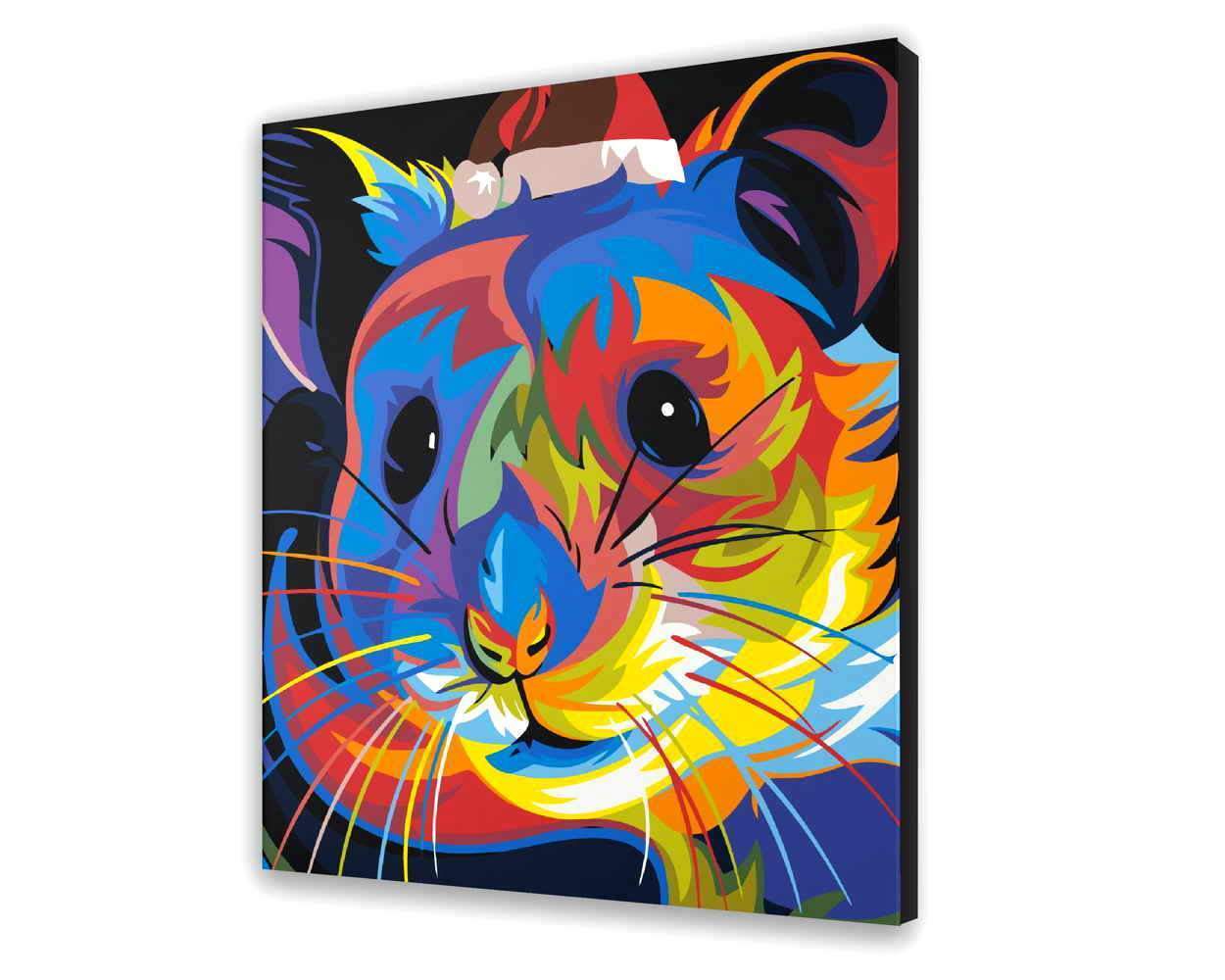 Malovanie podla cisel - Farebná Myš