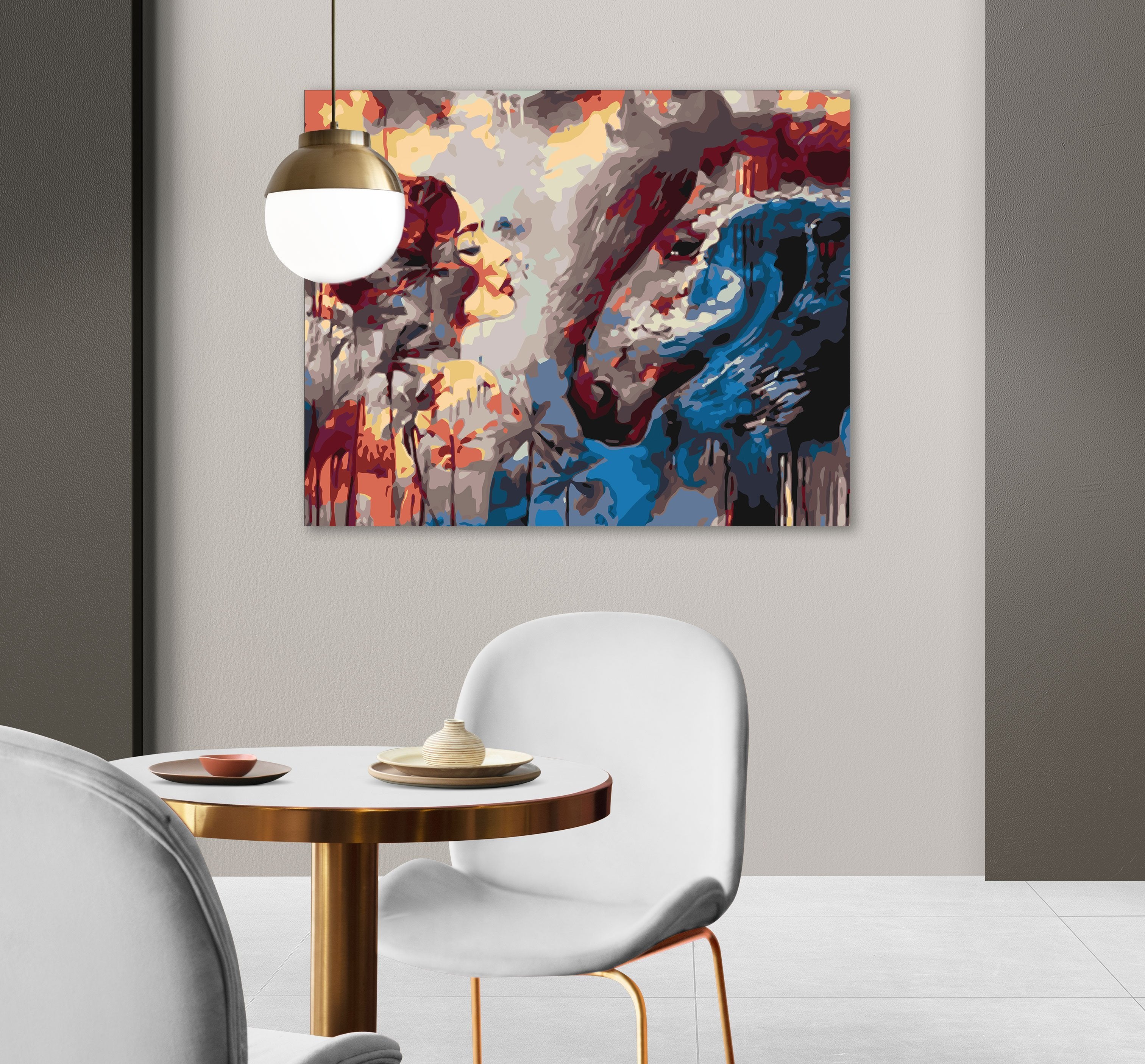 Dievča a kôň (PC0563)