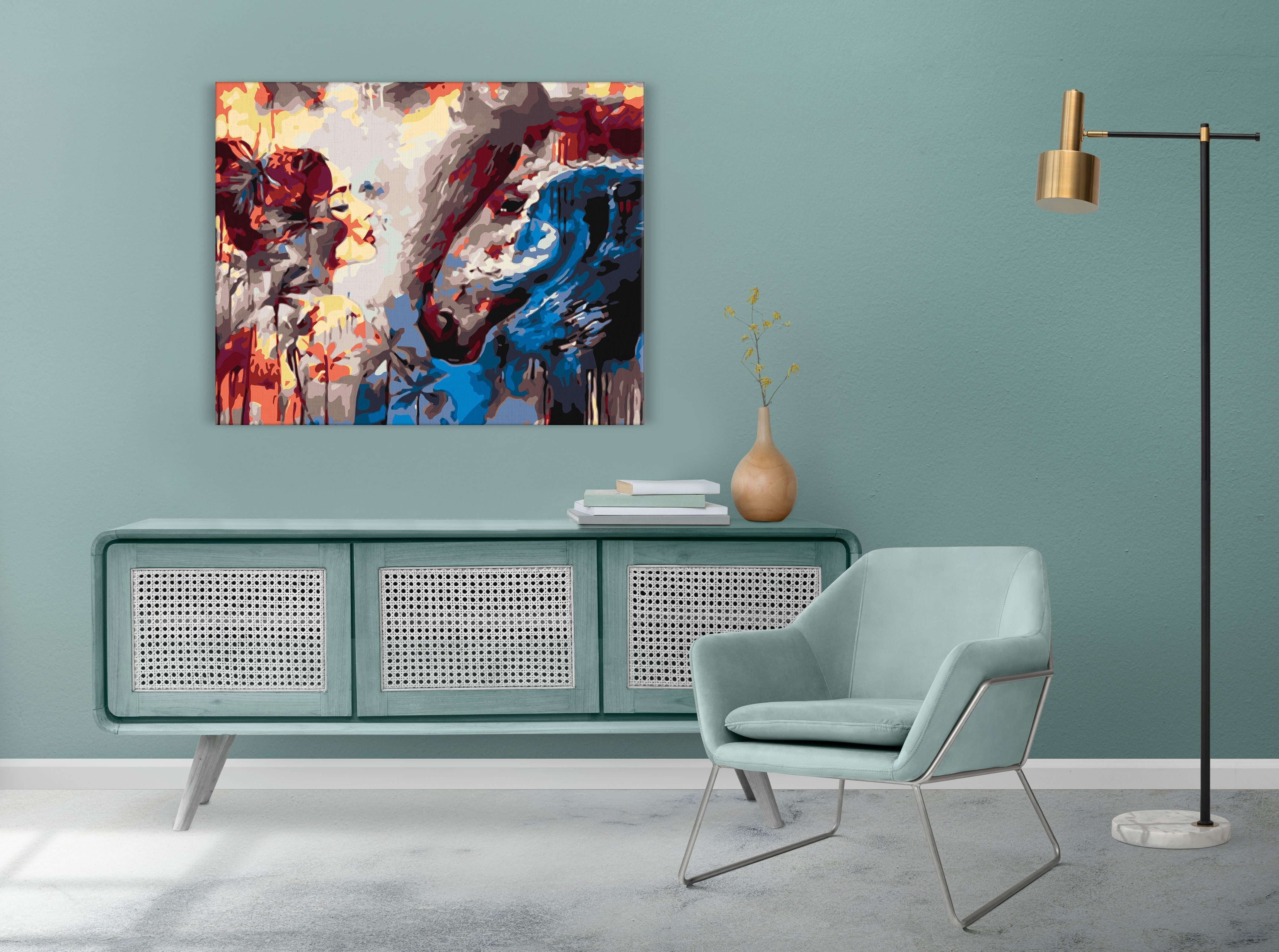 Dievča a kôň (PC0563)