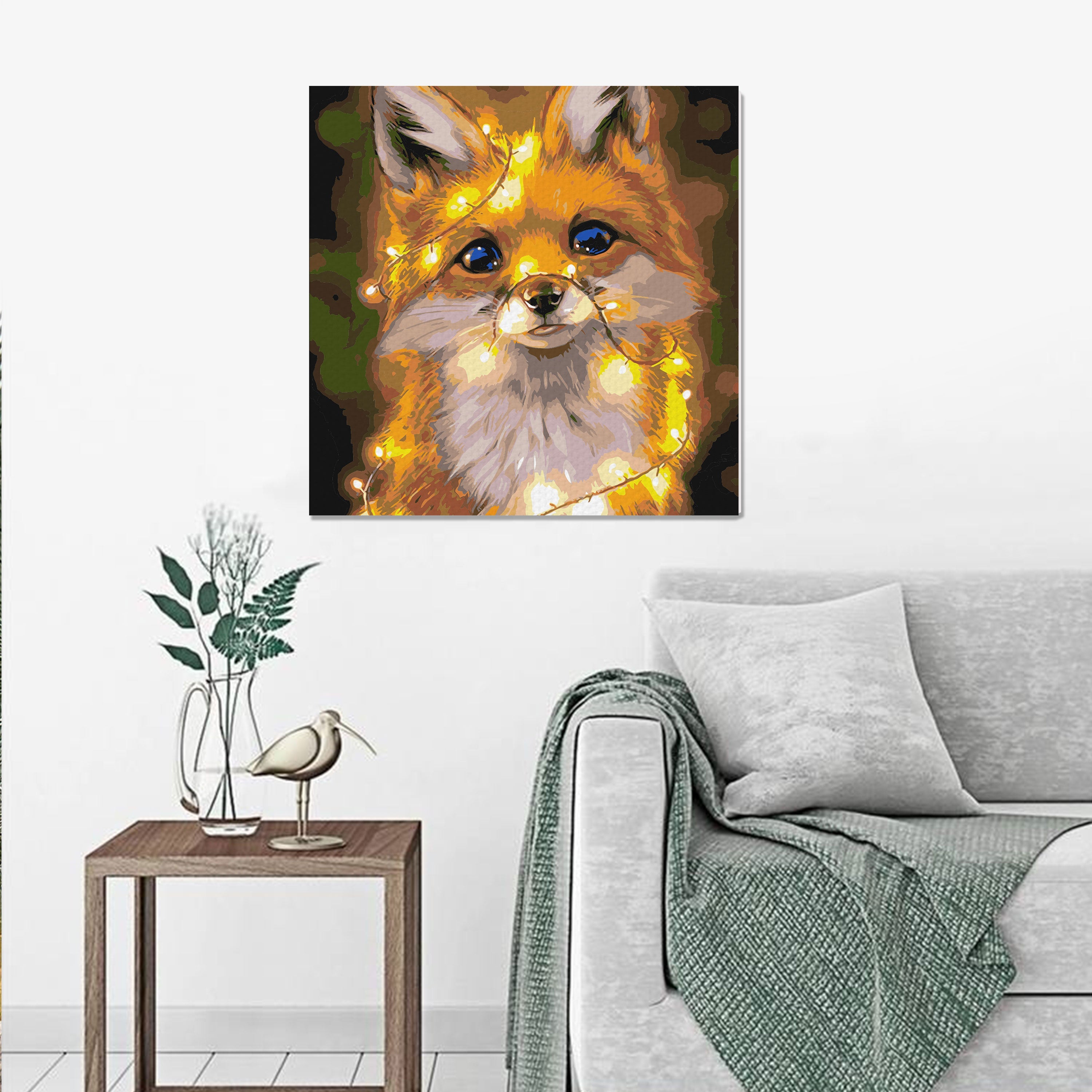 Líška vo svetlách