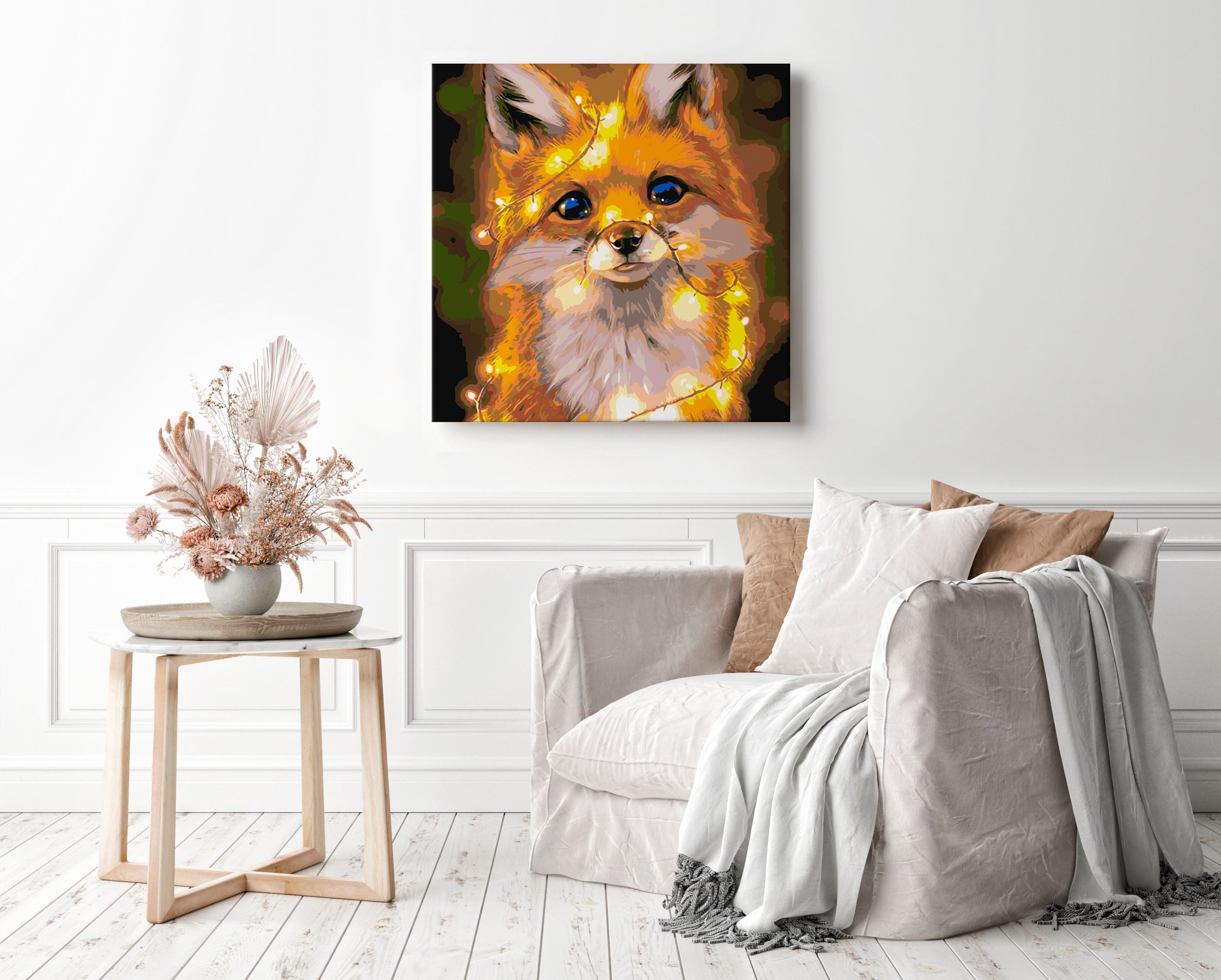 Líška vo svetlách