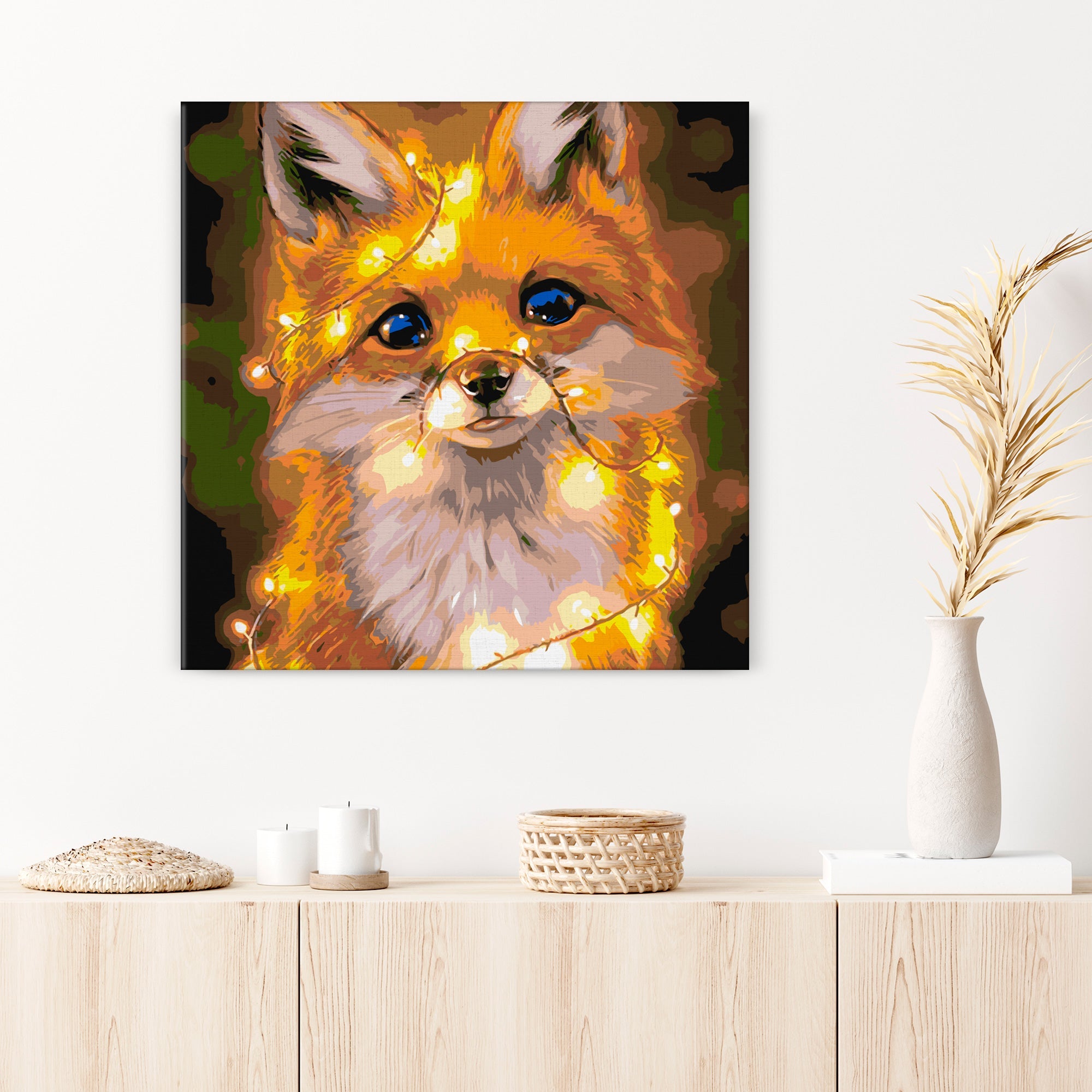 Líška vo svetlách