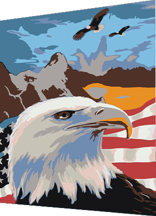 Malovanie podla cisel - Fantasy Orol