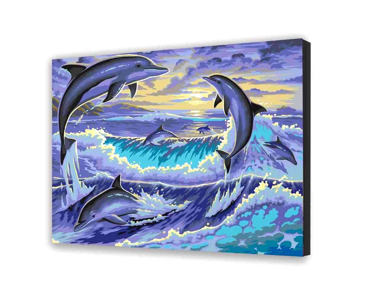 Malovanie podla cisel - Vlny