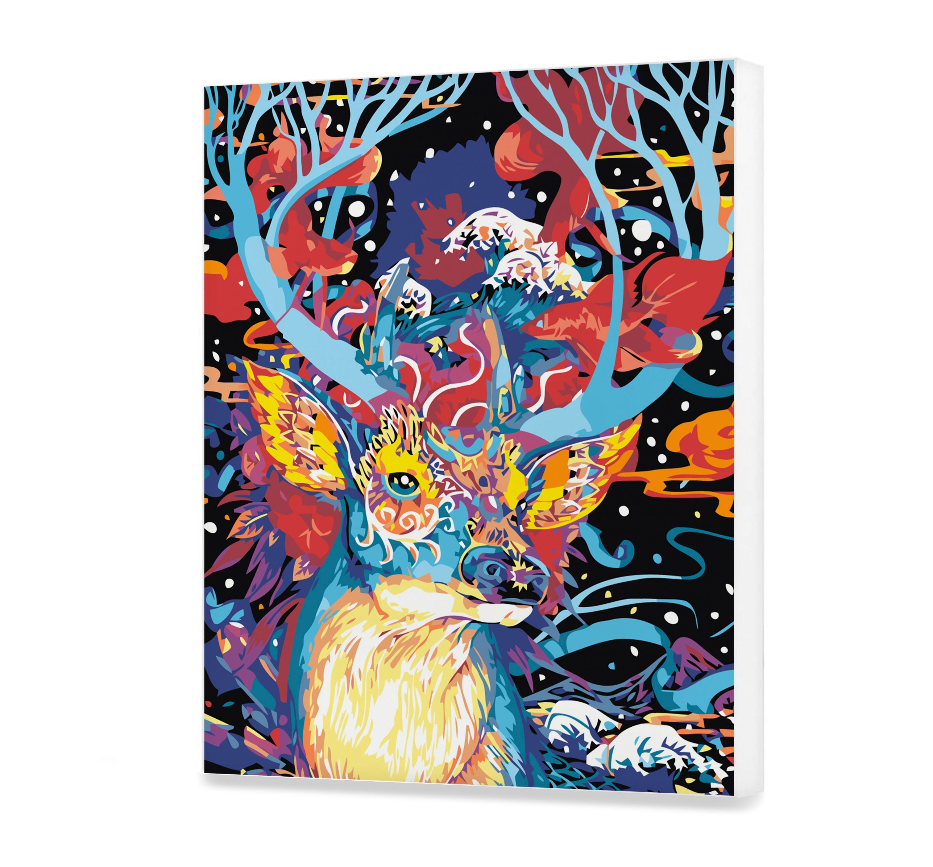 Malovanie podla cisel - Farebný Jeleň