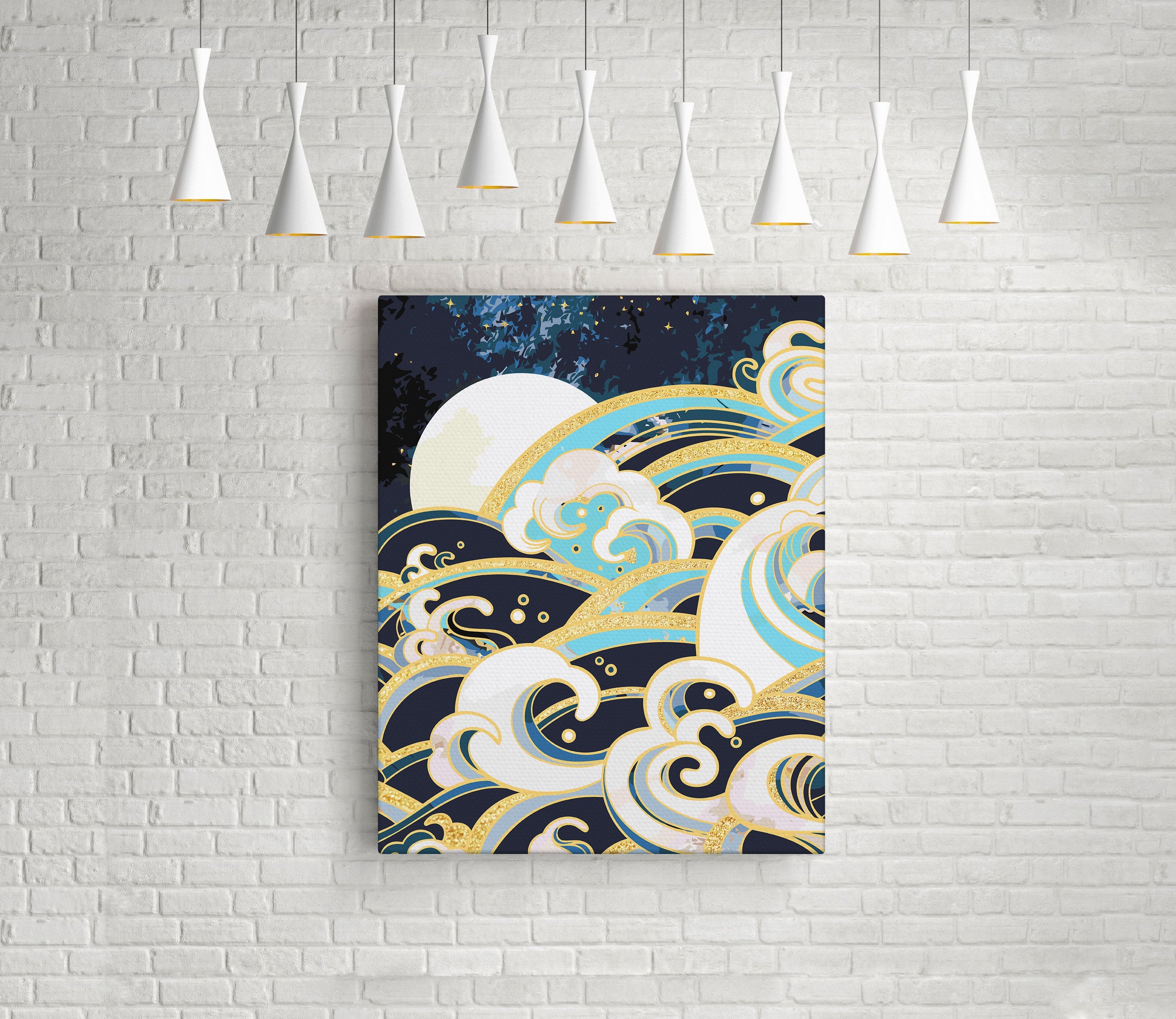 Nočné obrazce Zlaté mraky (NK0410)