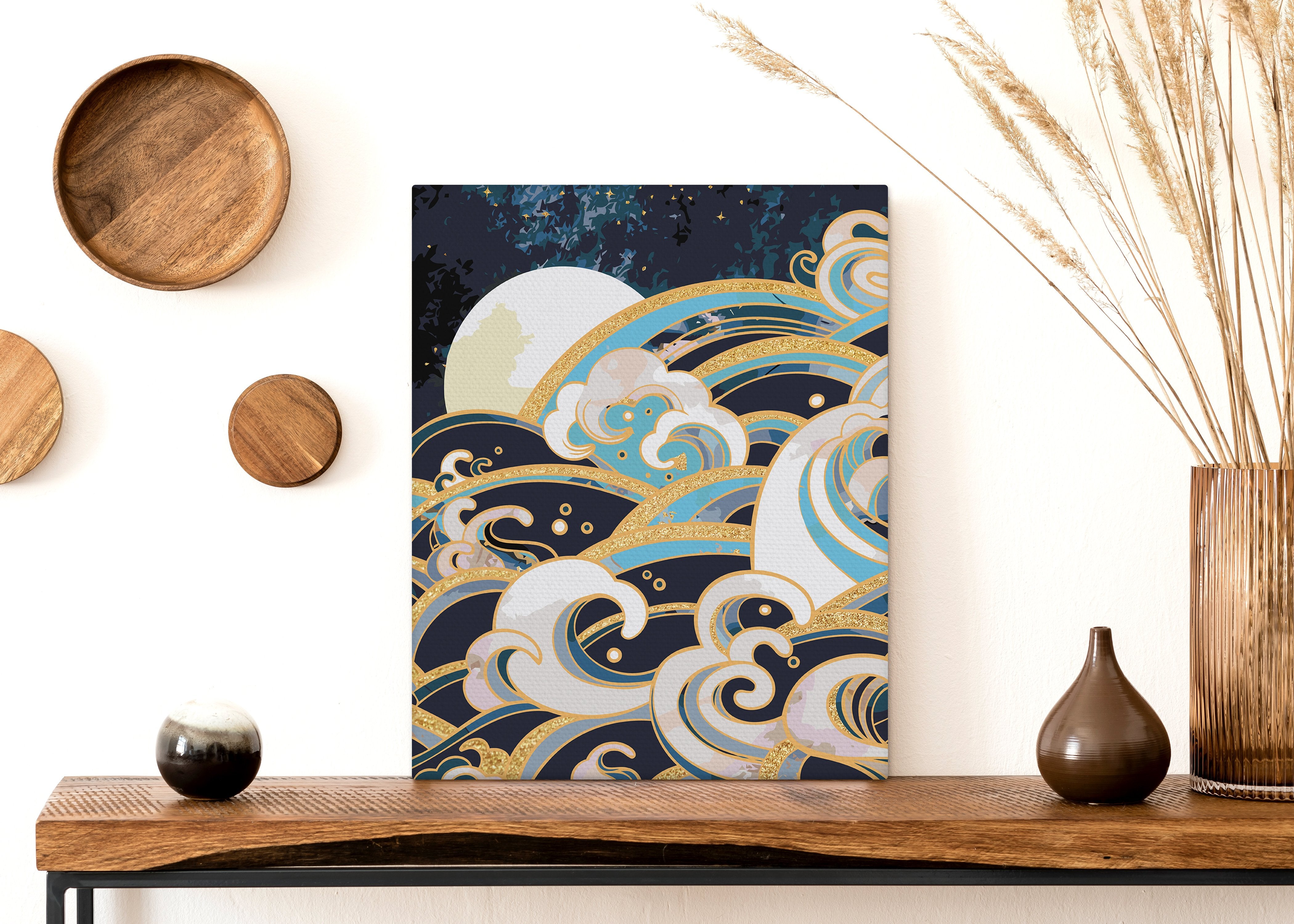 Nočné obrazce Zlaté mraky (NK0410)