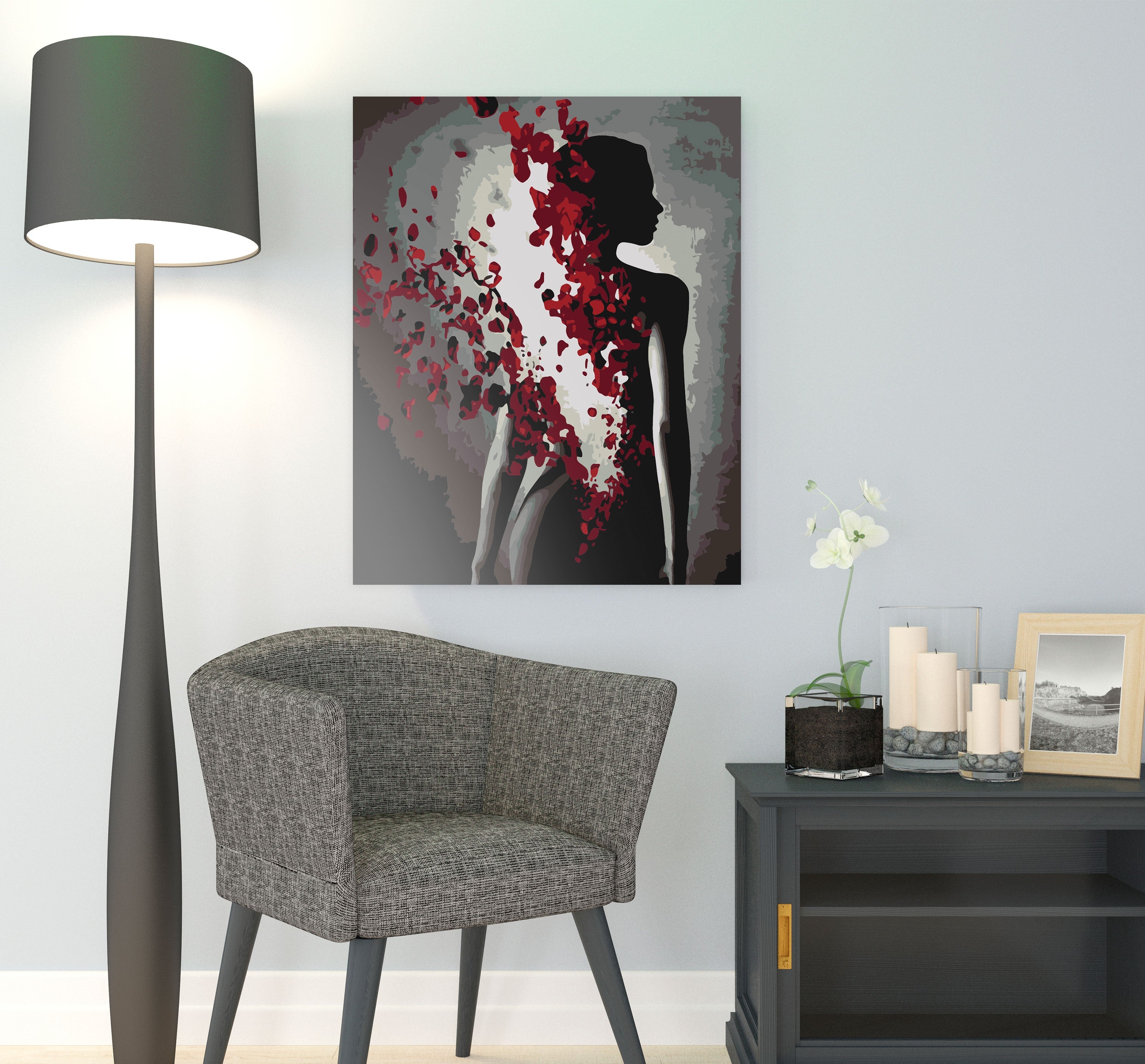 Dievča s okvetnými lístkami (SC0743)