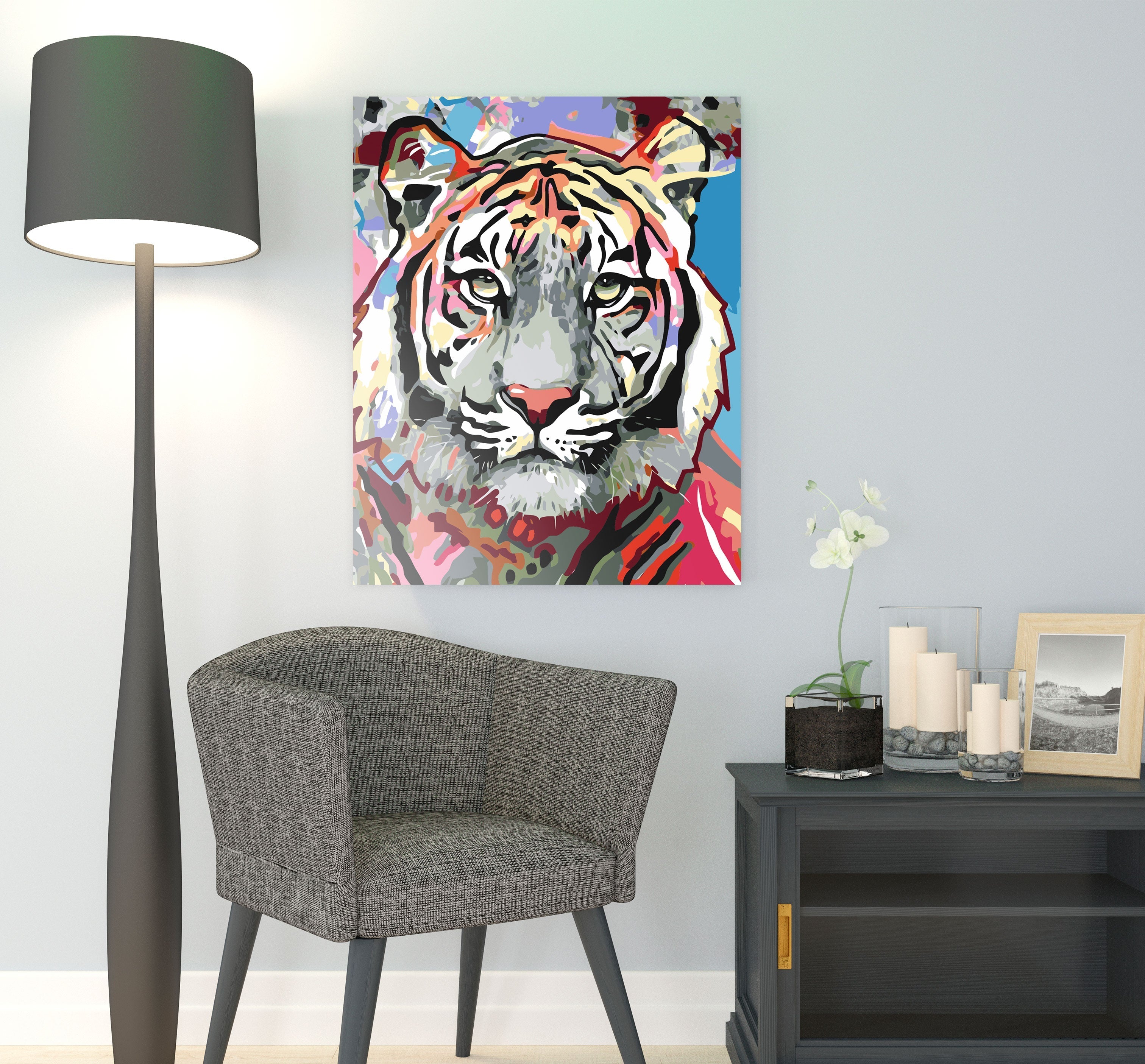 Farebný tiger (SC0729)