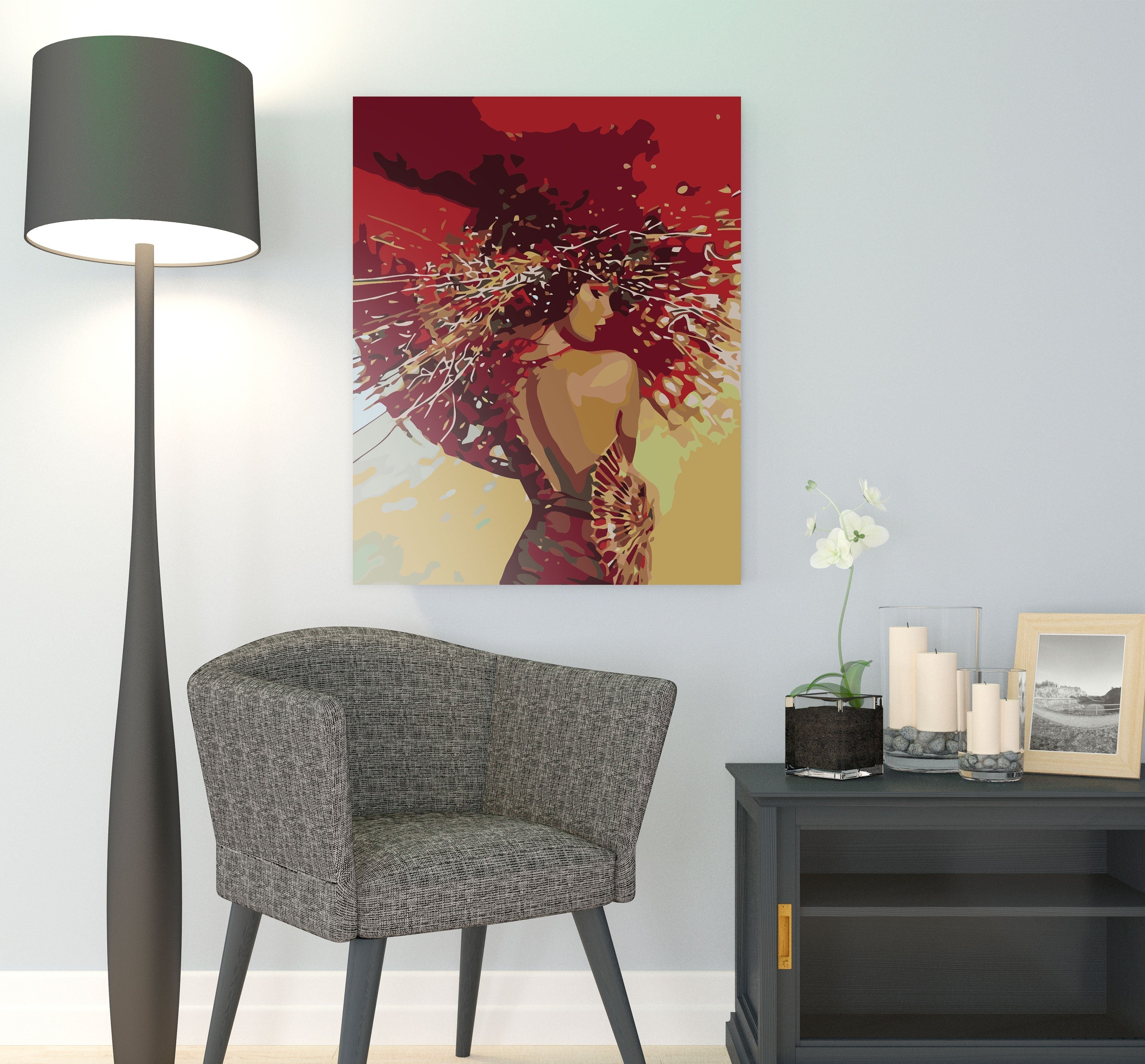 Dievča s ventilátorom (SC0739)