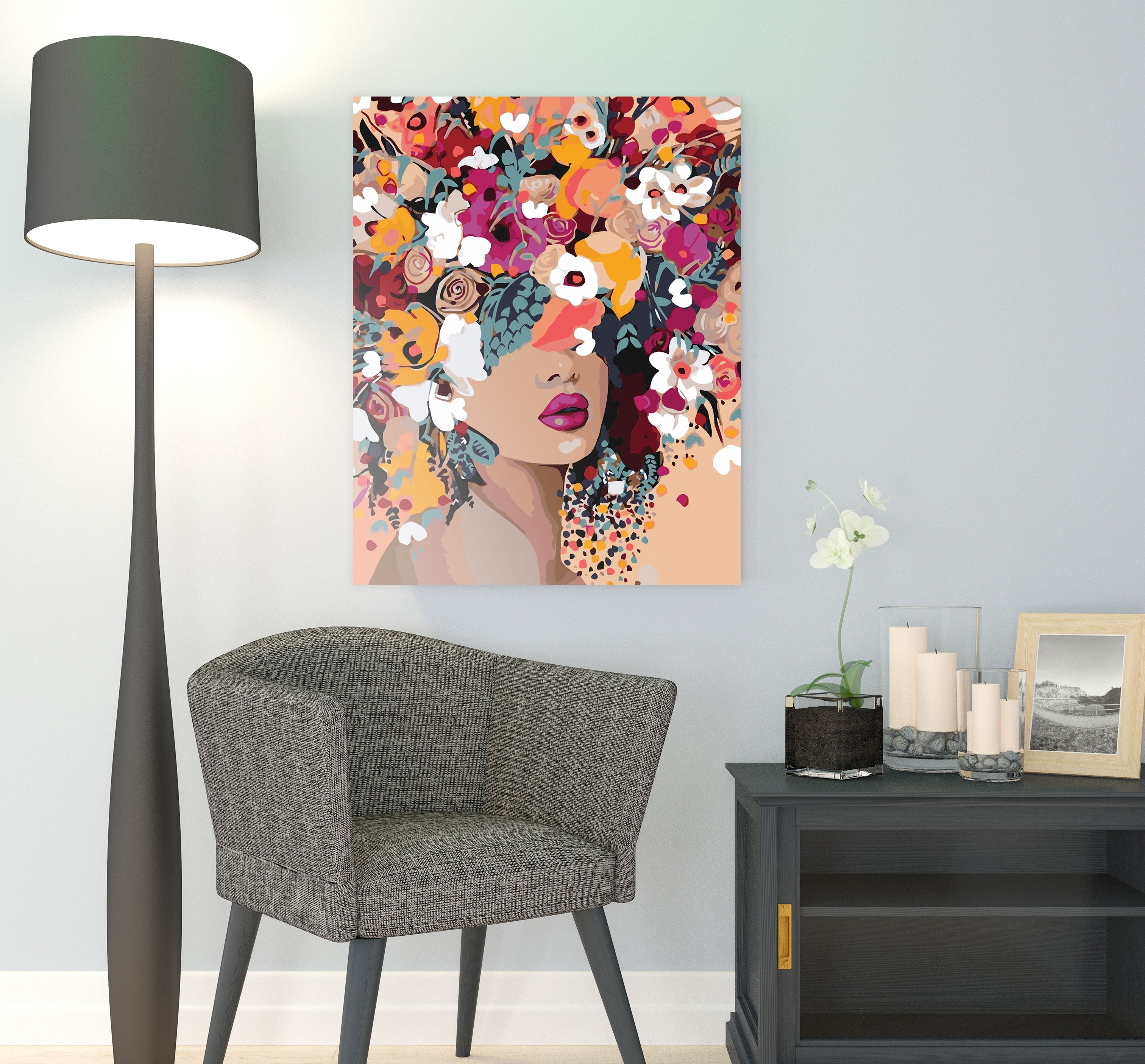 Dievča v kvetoch (SC0770)