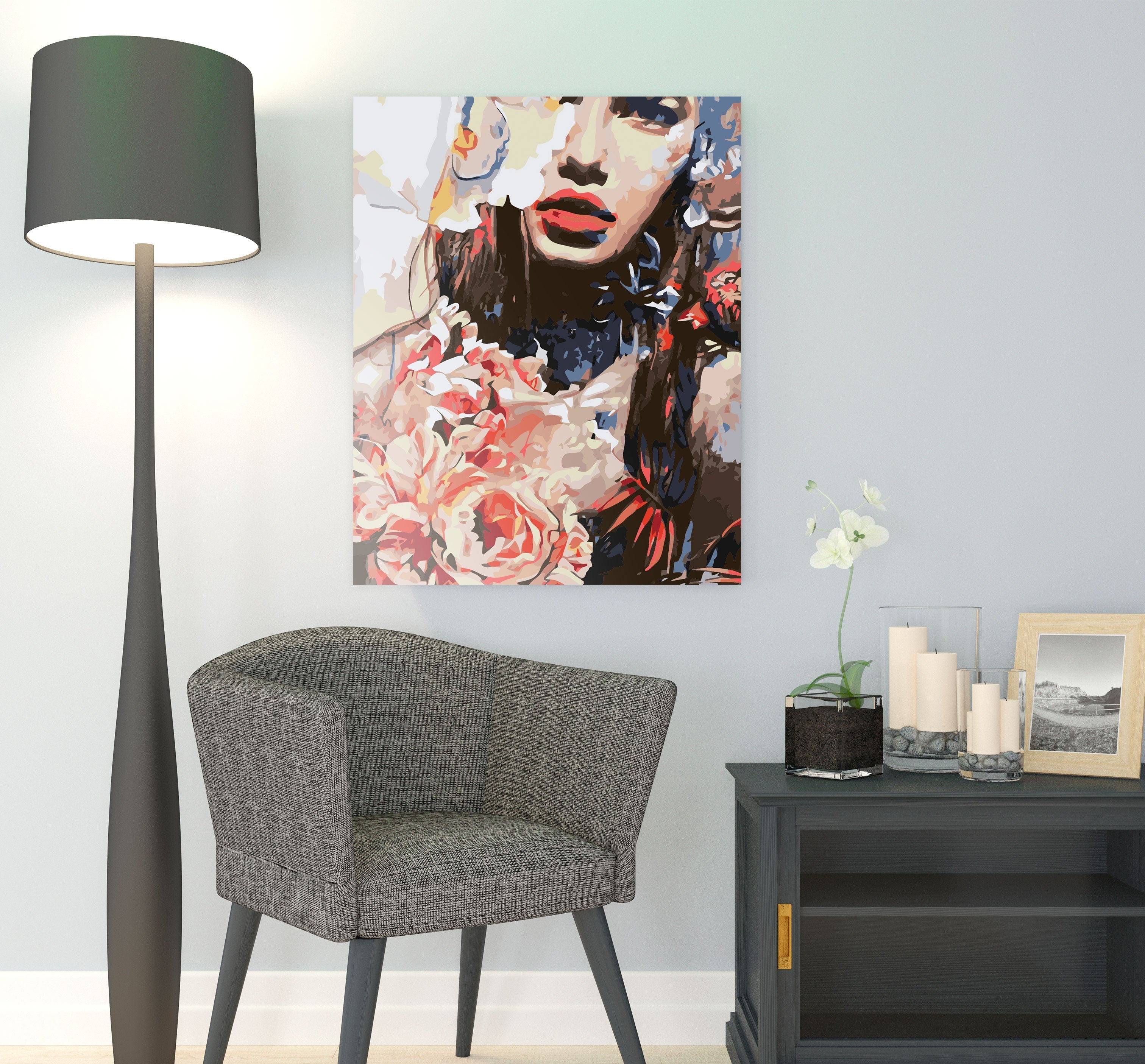 Dievča s pivonkami (SC0710)