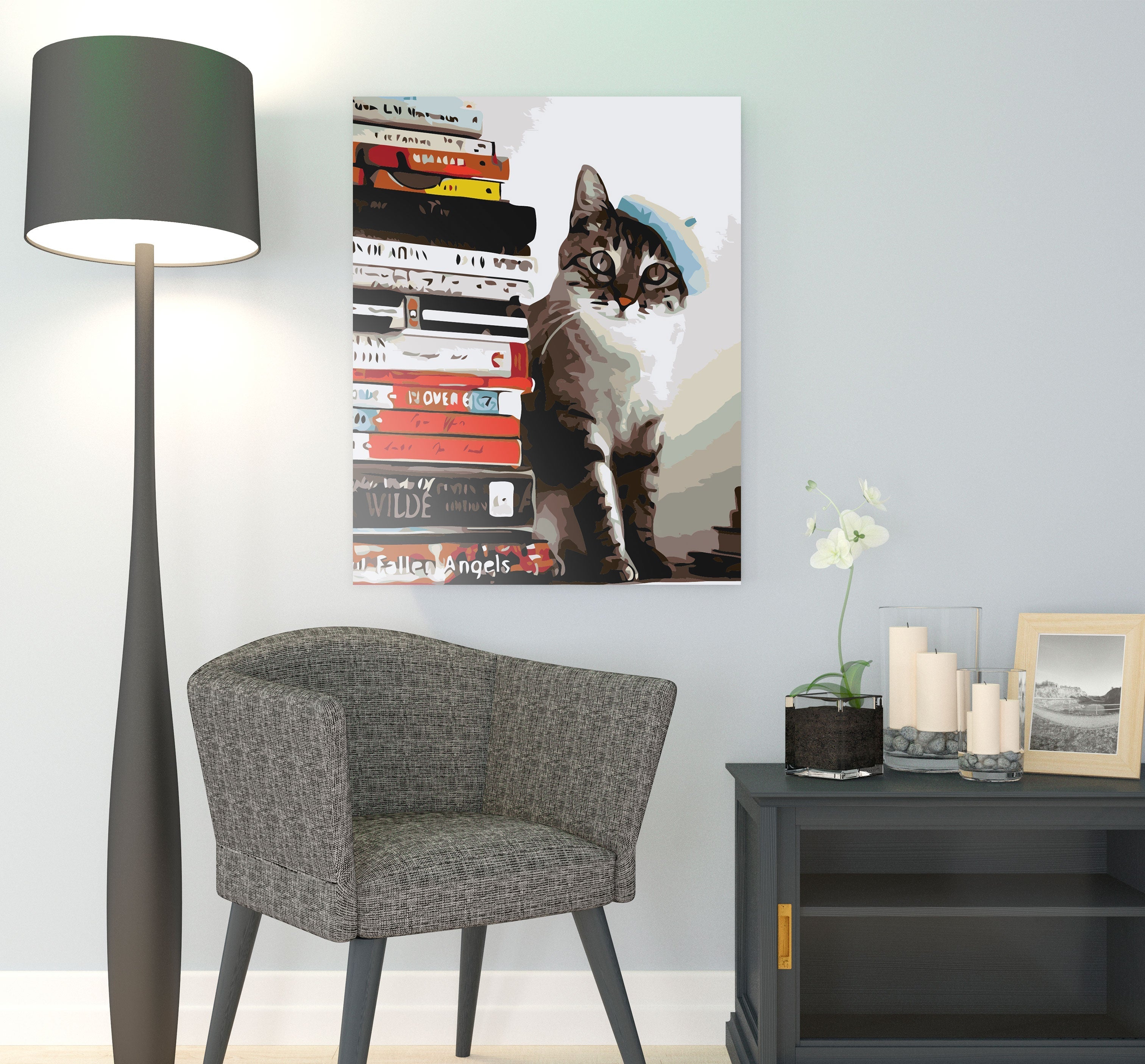 Mačka a knihy (SC0737)