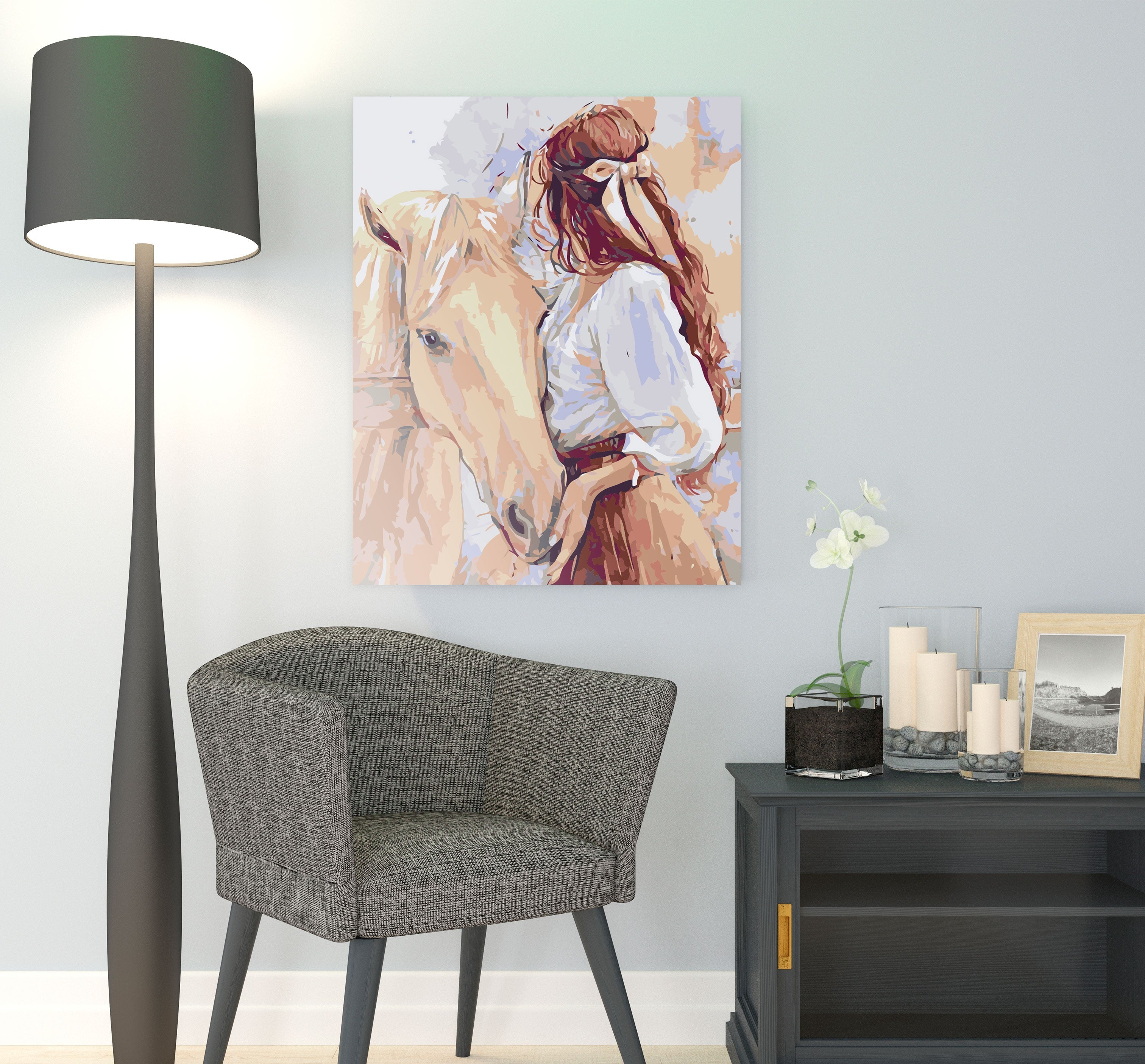 Dievča s koňom (SC0718)