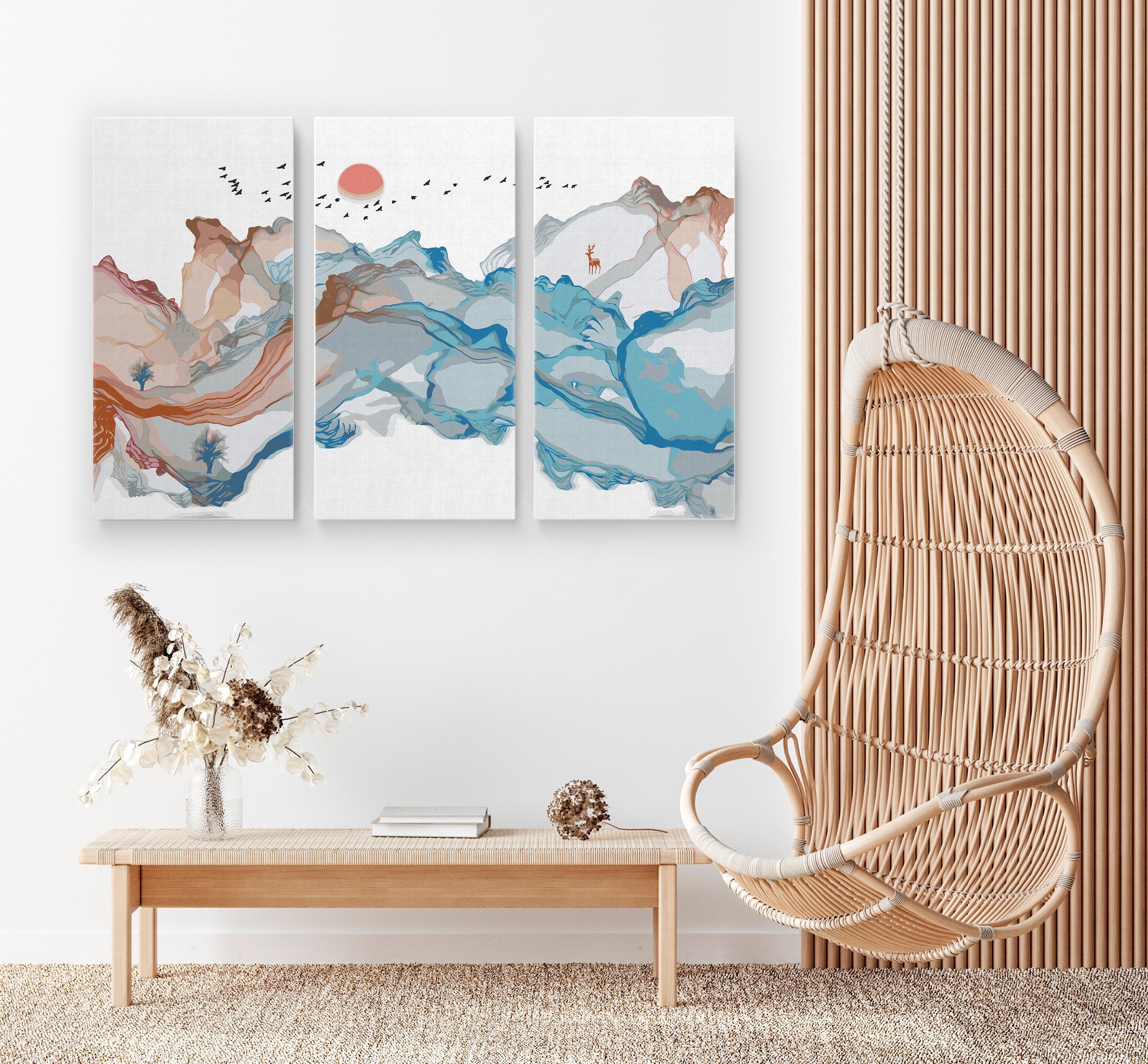 Sada panelov červené slnko (SC0625)