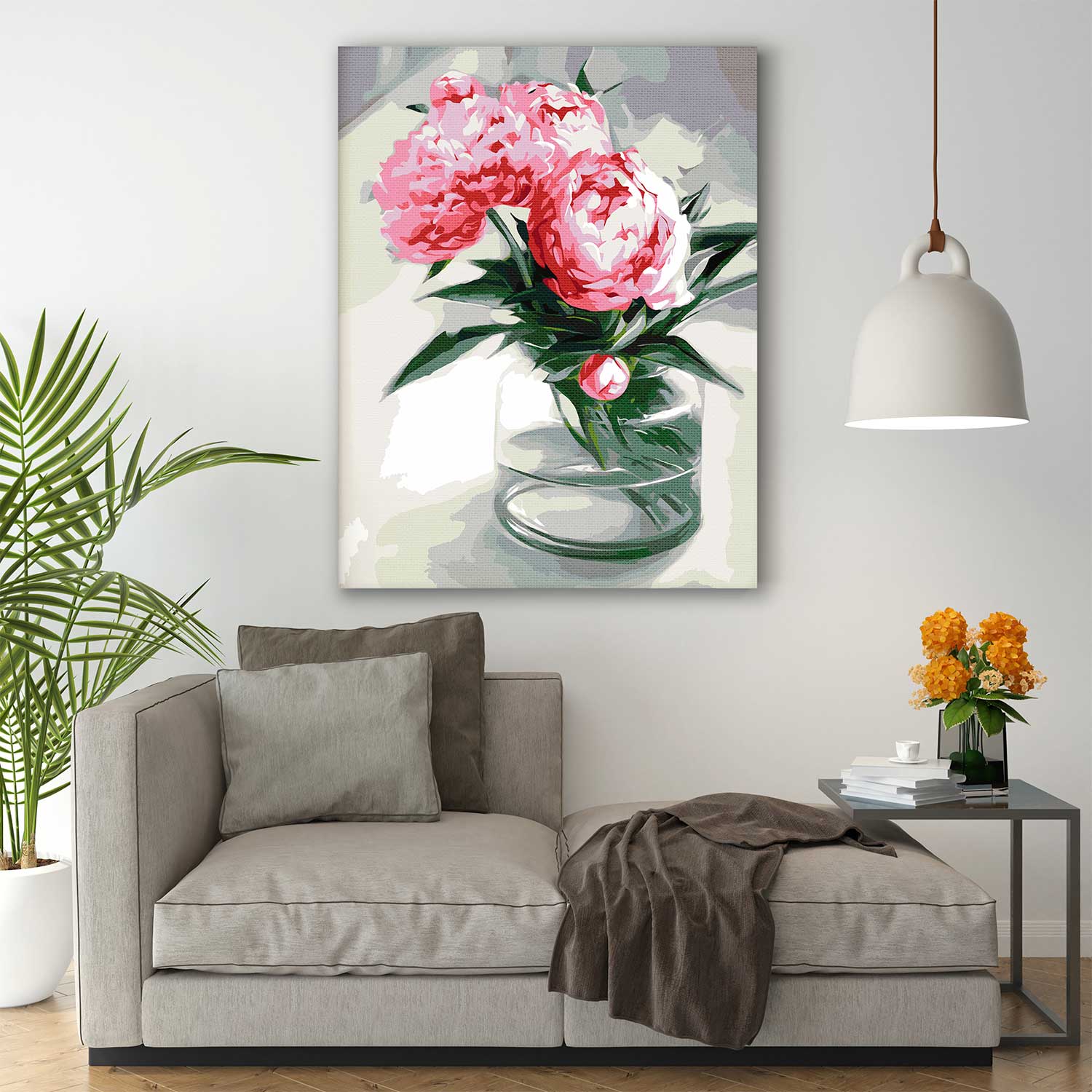 Jemné ružové pivonky