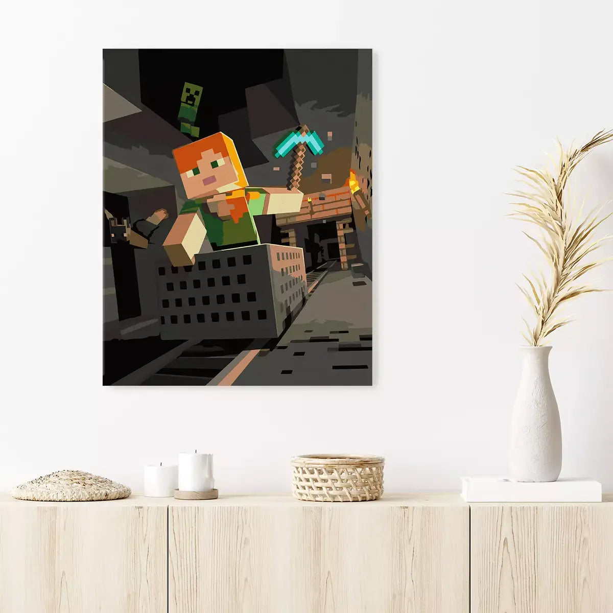 Minecraft tmavá baňa