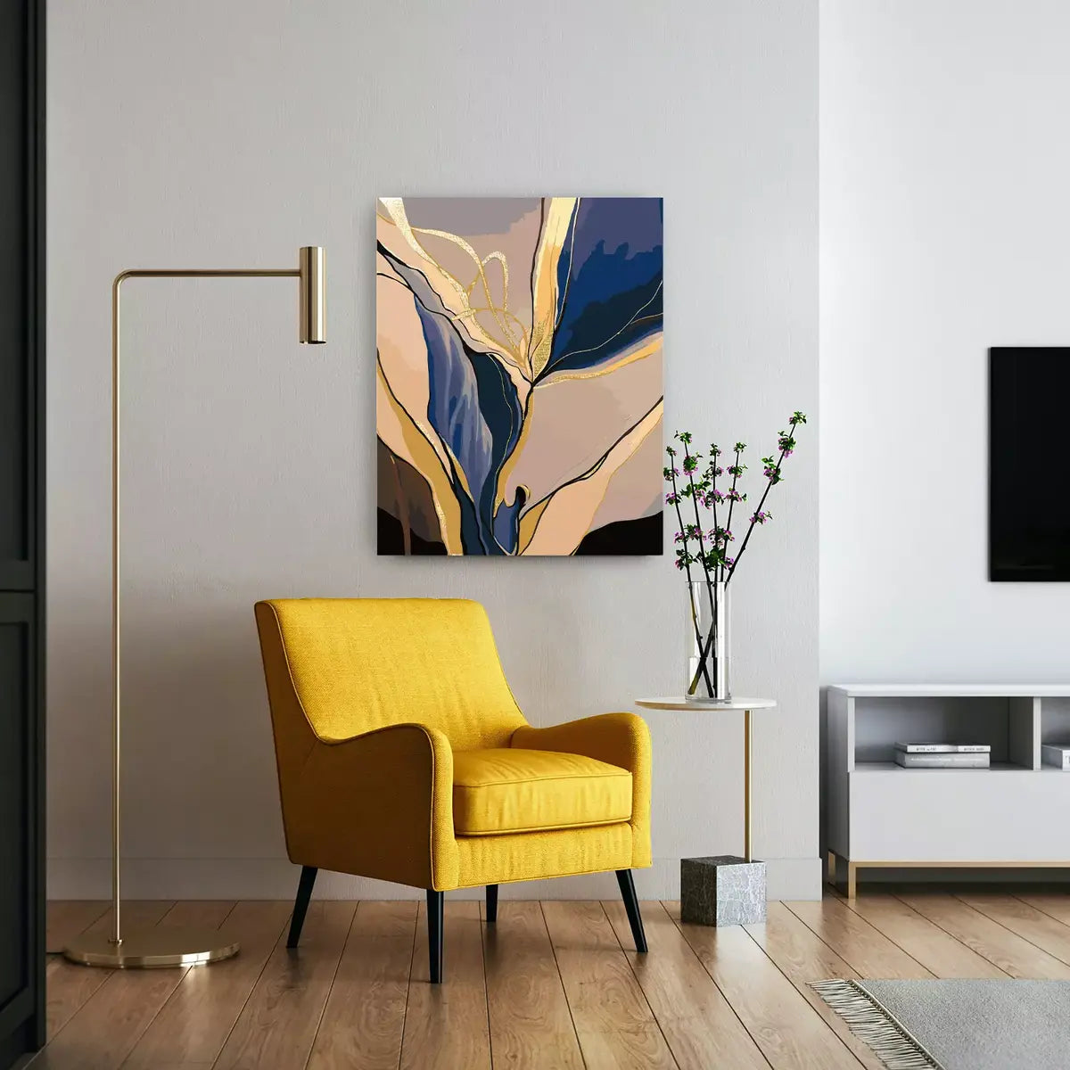 Zlato Modrý Abstrakсе