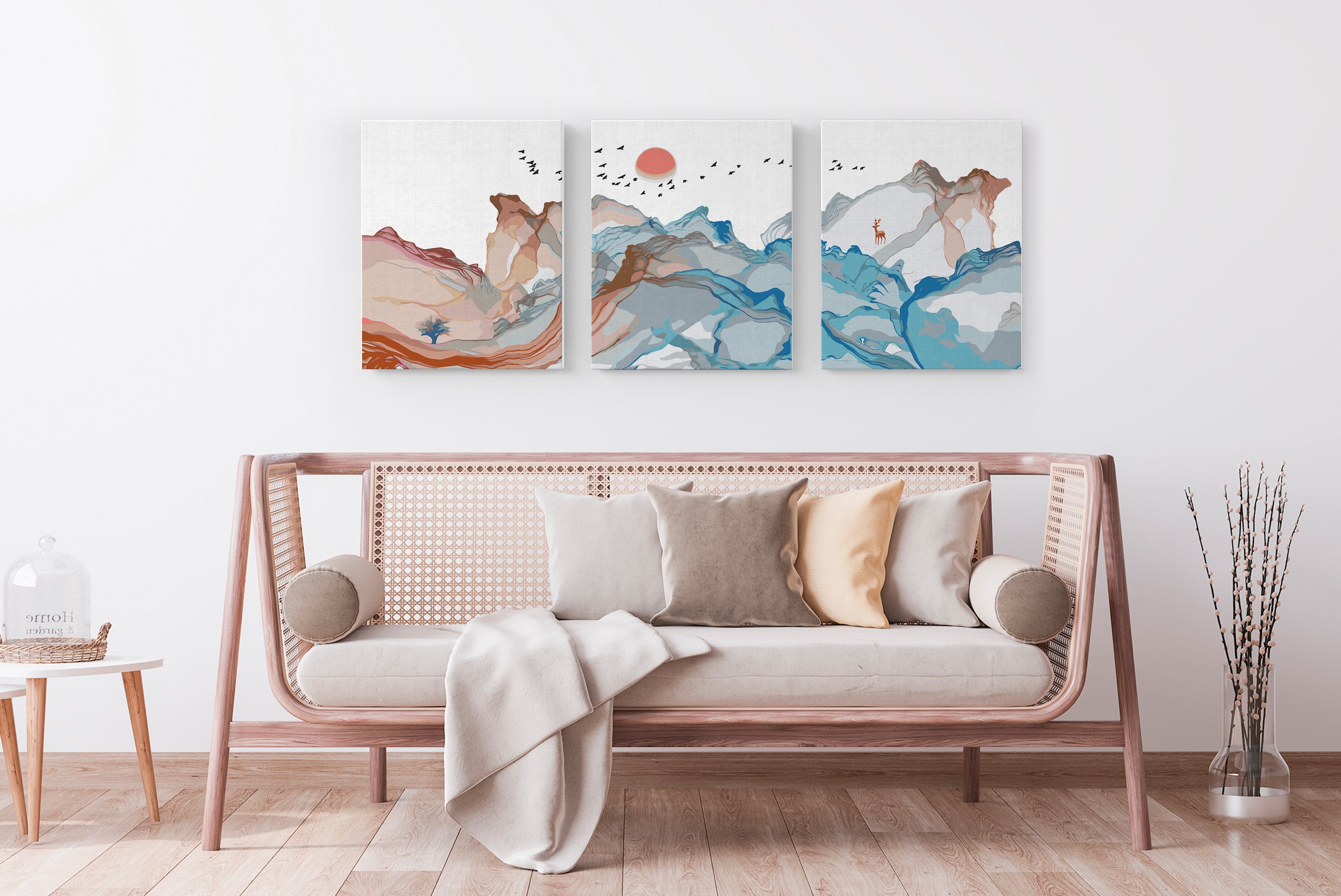 Sada panelov červené slnko (SC0625)