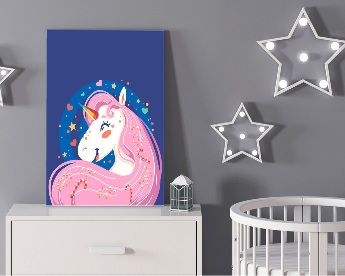 Roztomilý Ružový Jednorožec