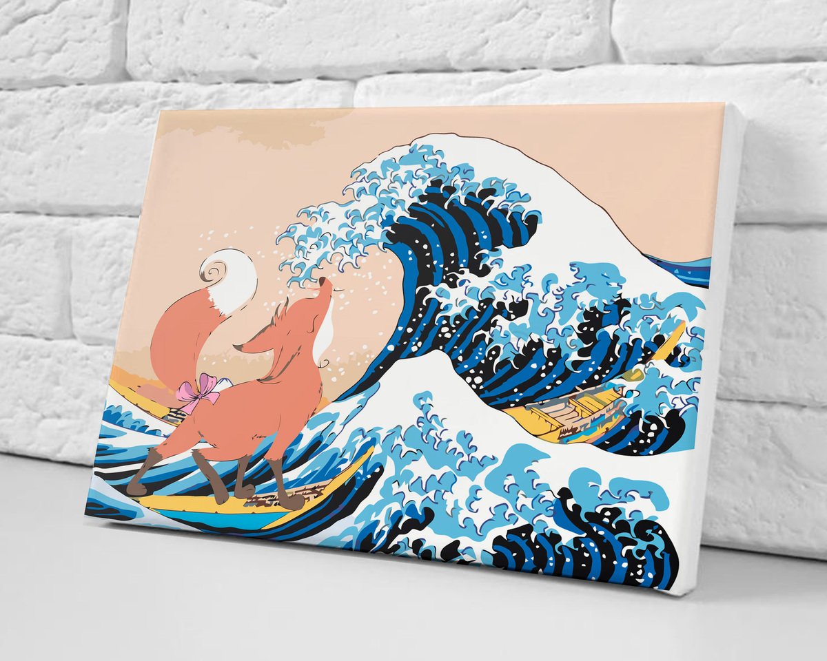 Katsushika Hokusai. Veľká Vlna