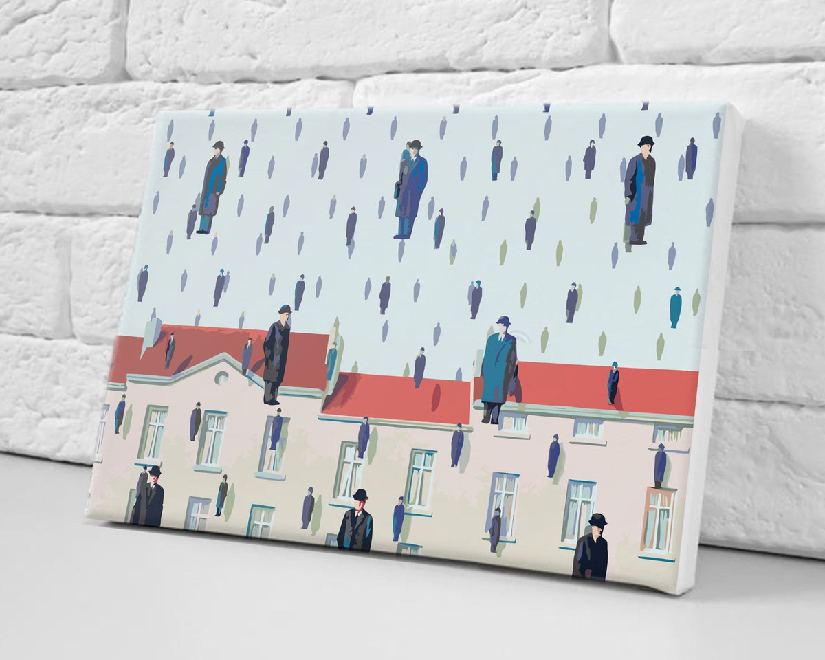 Golconda - René Magritte