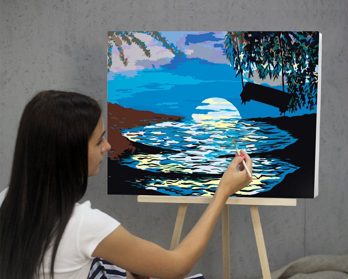 Západ Slnka Nad Oceánom