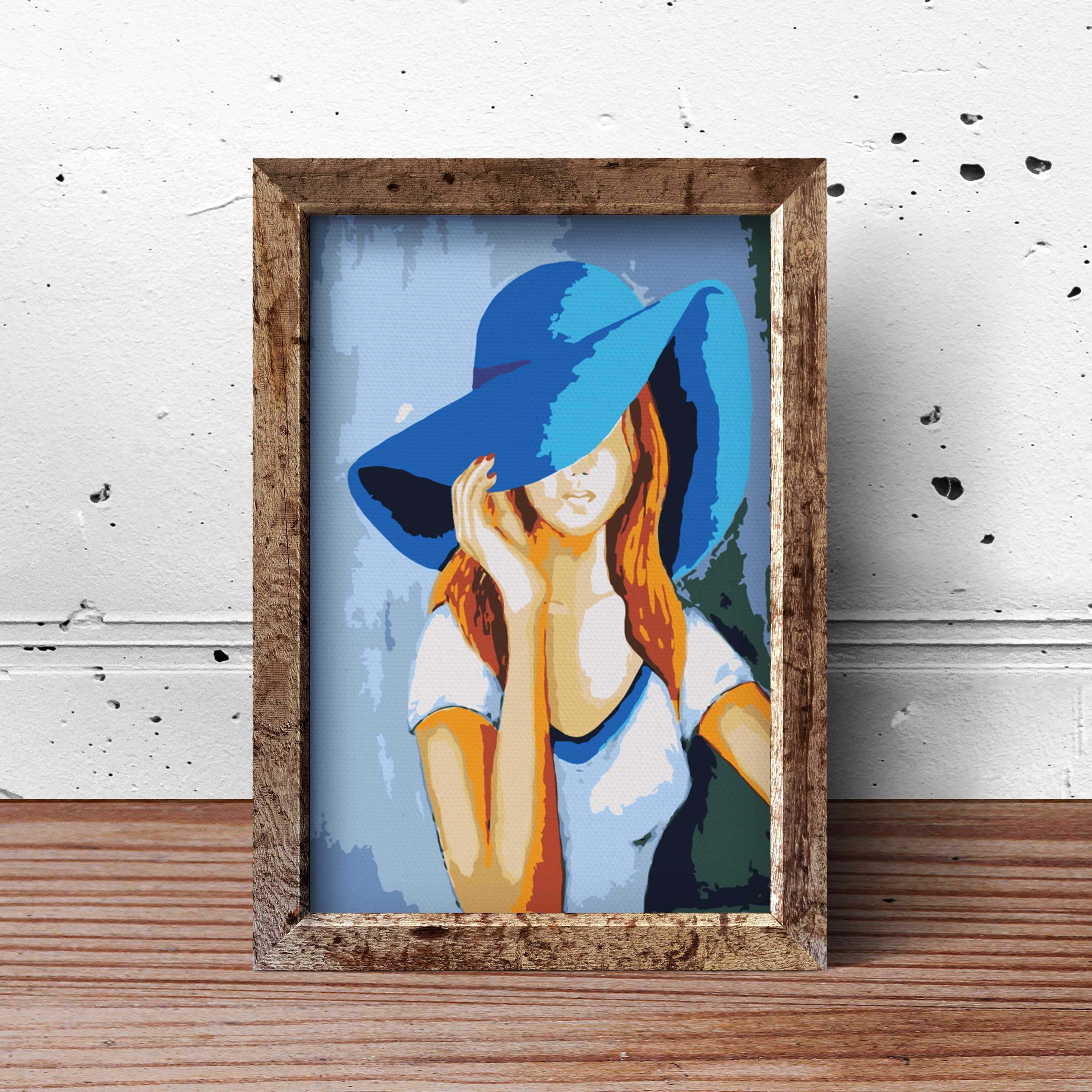 Dáma V Modrom Klobúku