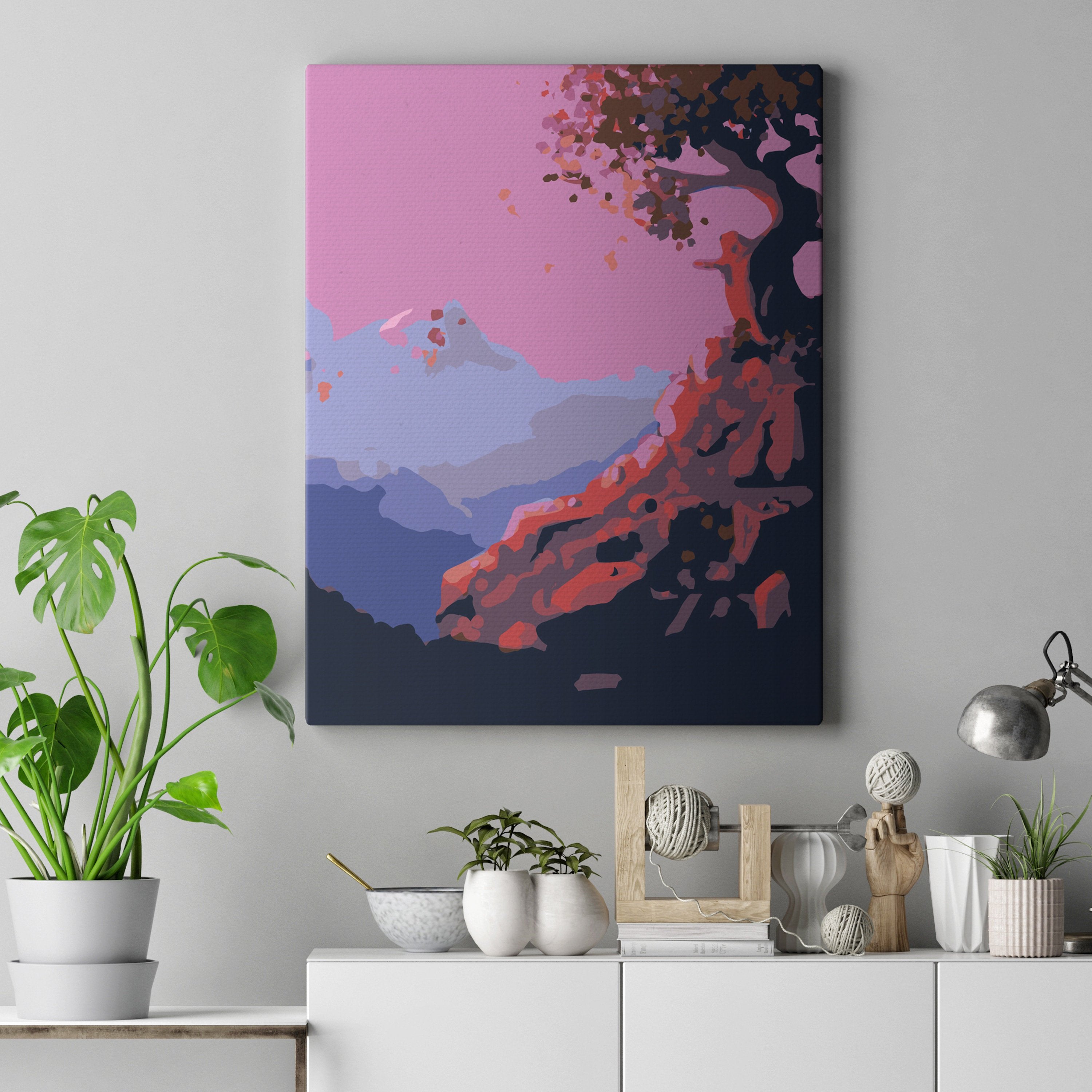 Strom Pri Západe Slnka