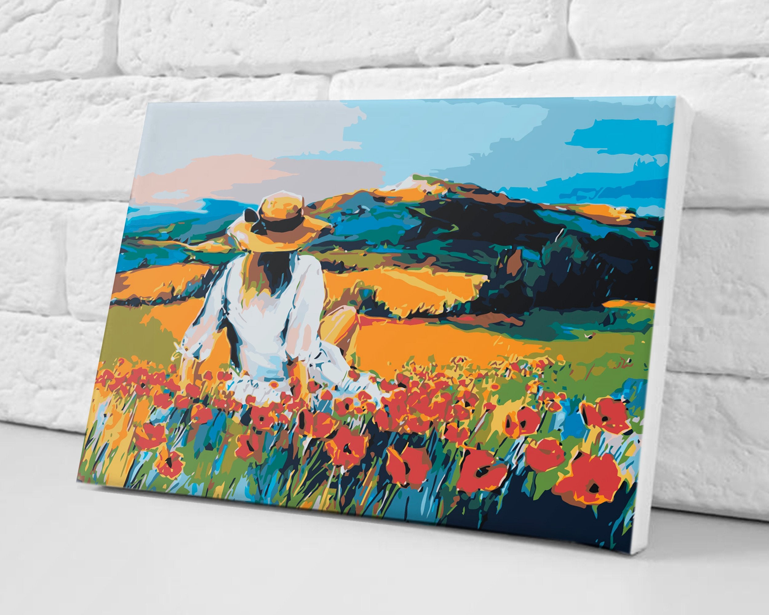 Dziewczyna Na Polu Maku