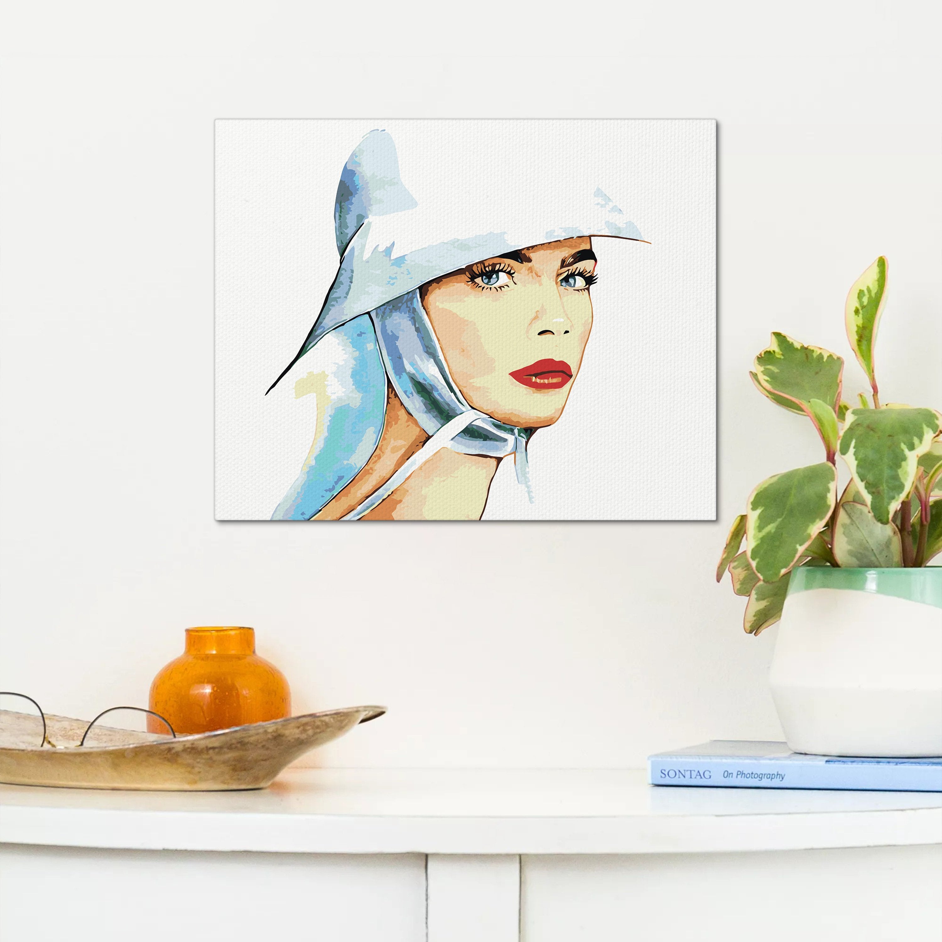 Dáma S Bielym Klobúkom