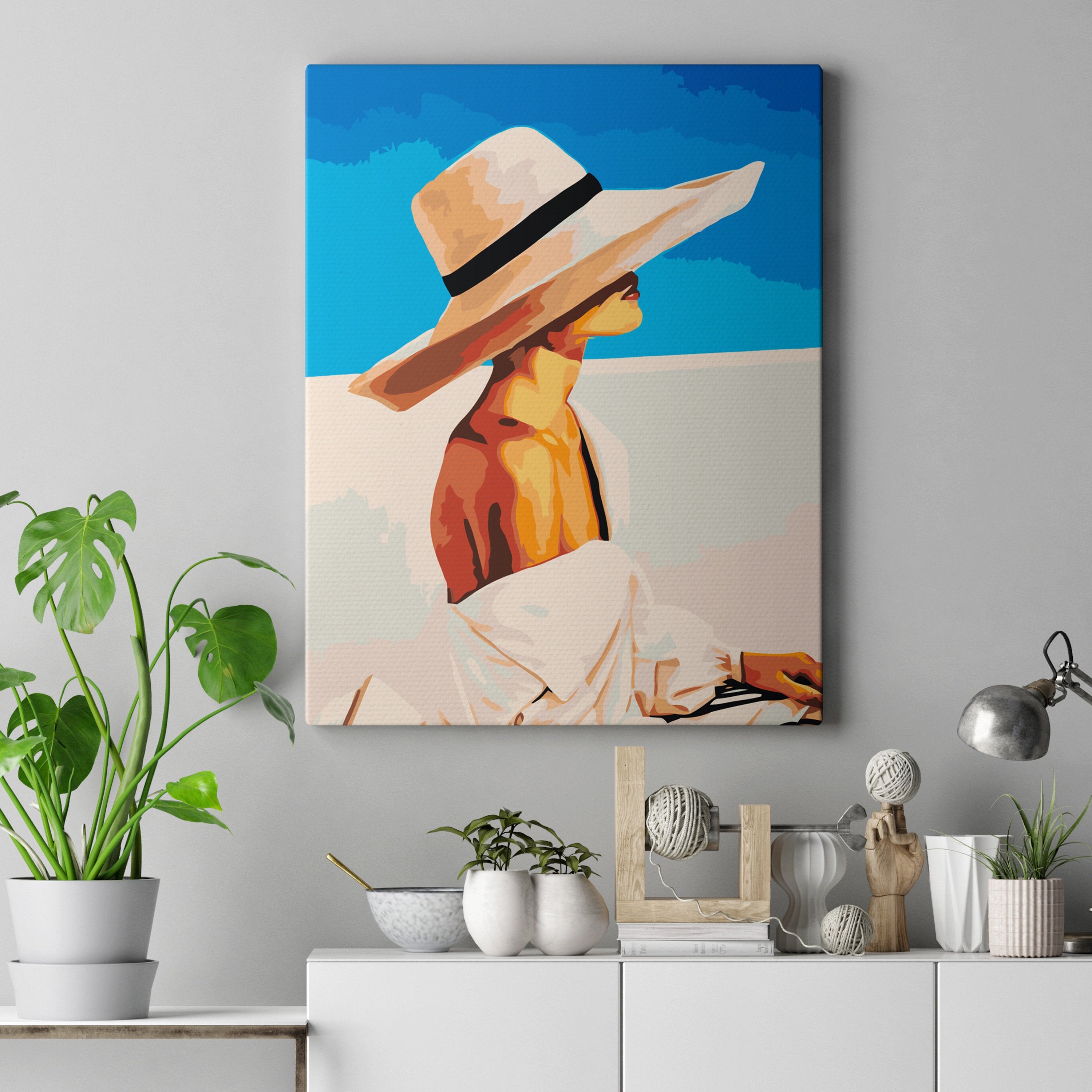 Žena V Bielom Klobúku