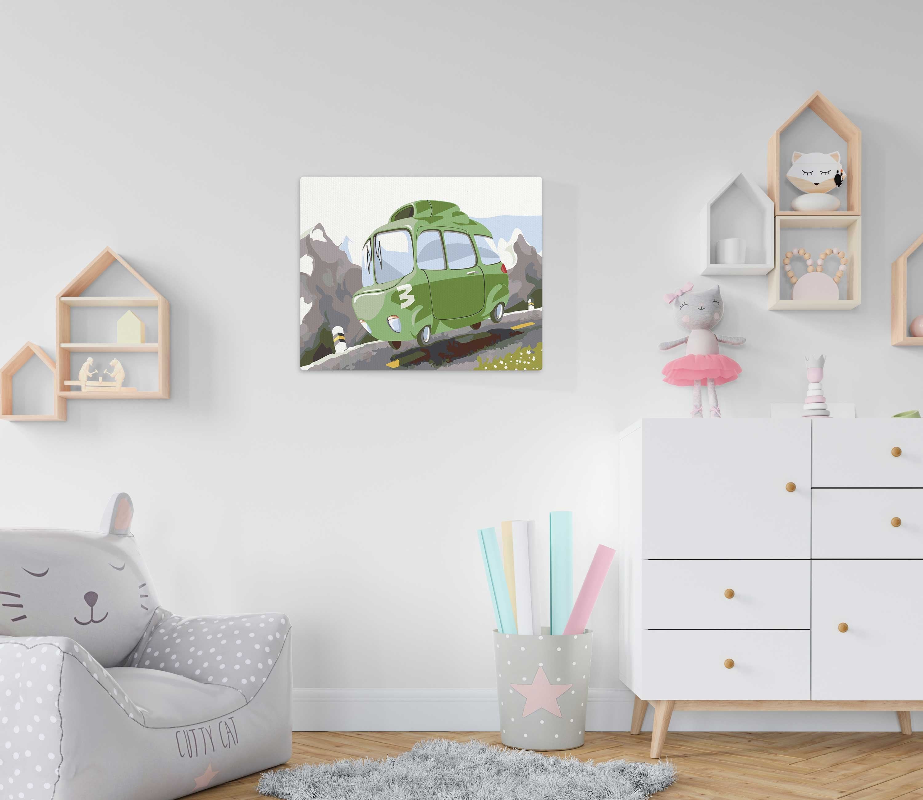 Roztomilé Zelené Auto