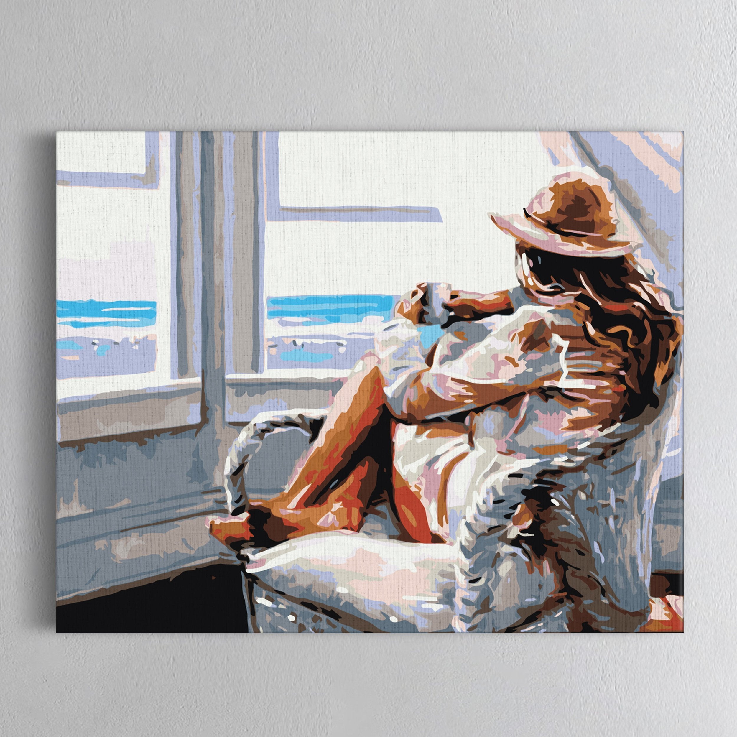 Dievča Na Stoličke