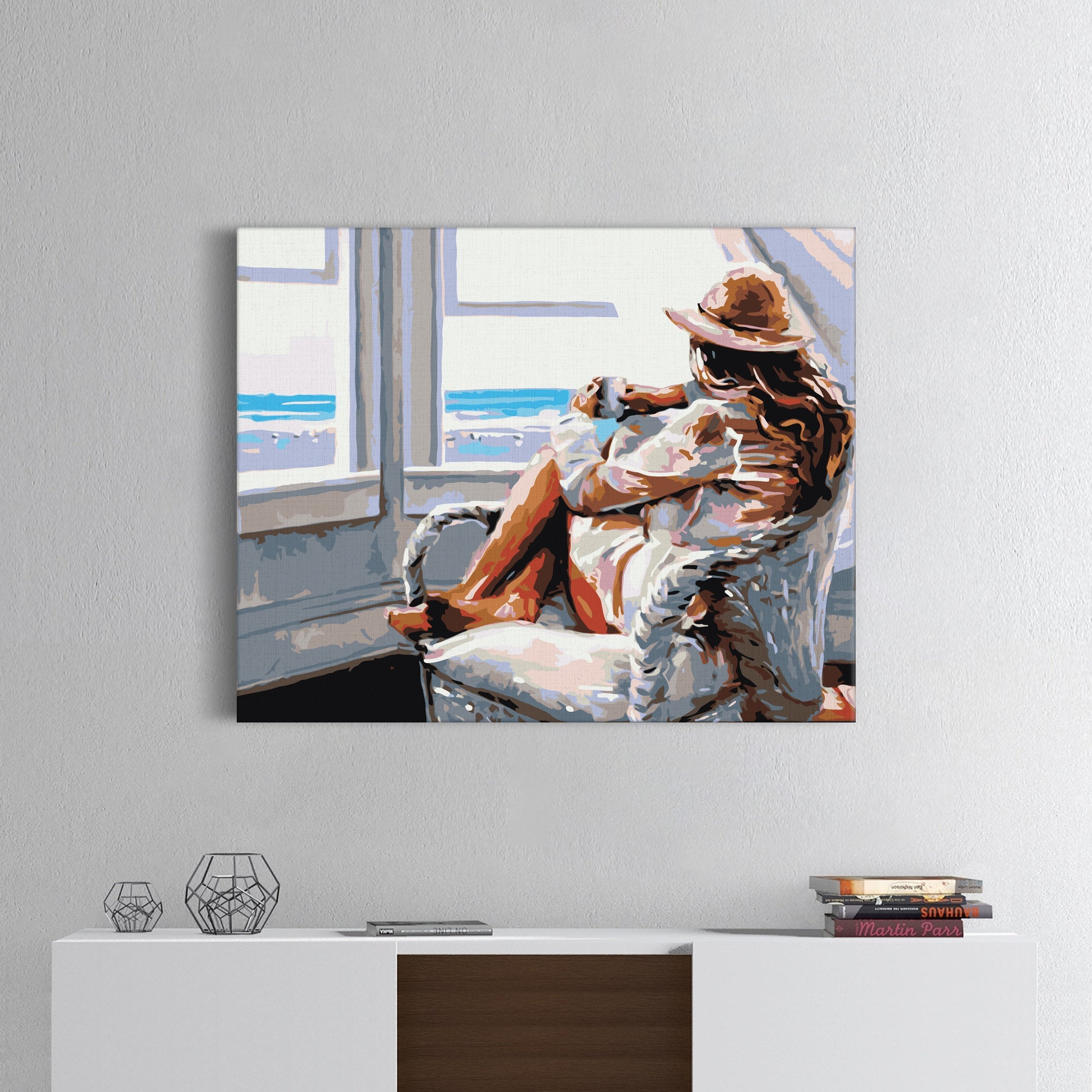 Dievča Na Stoličke