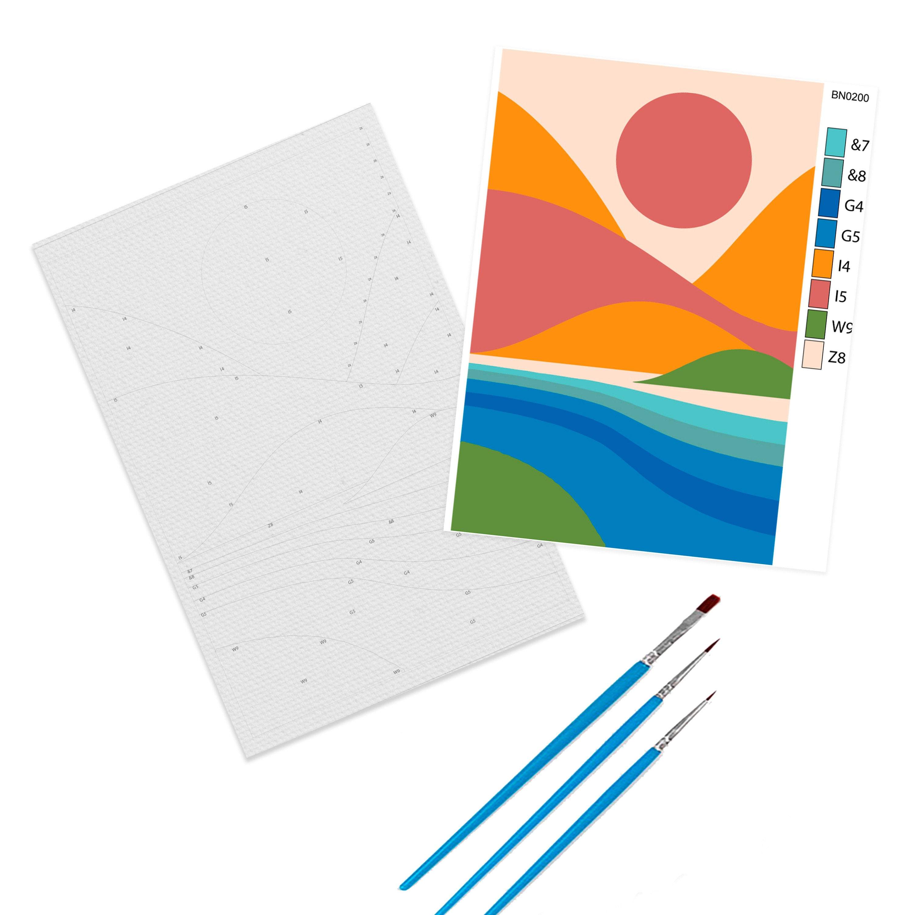 Západ Slnka V Horách