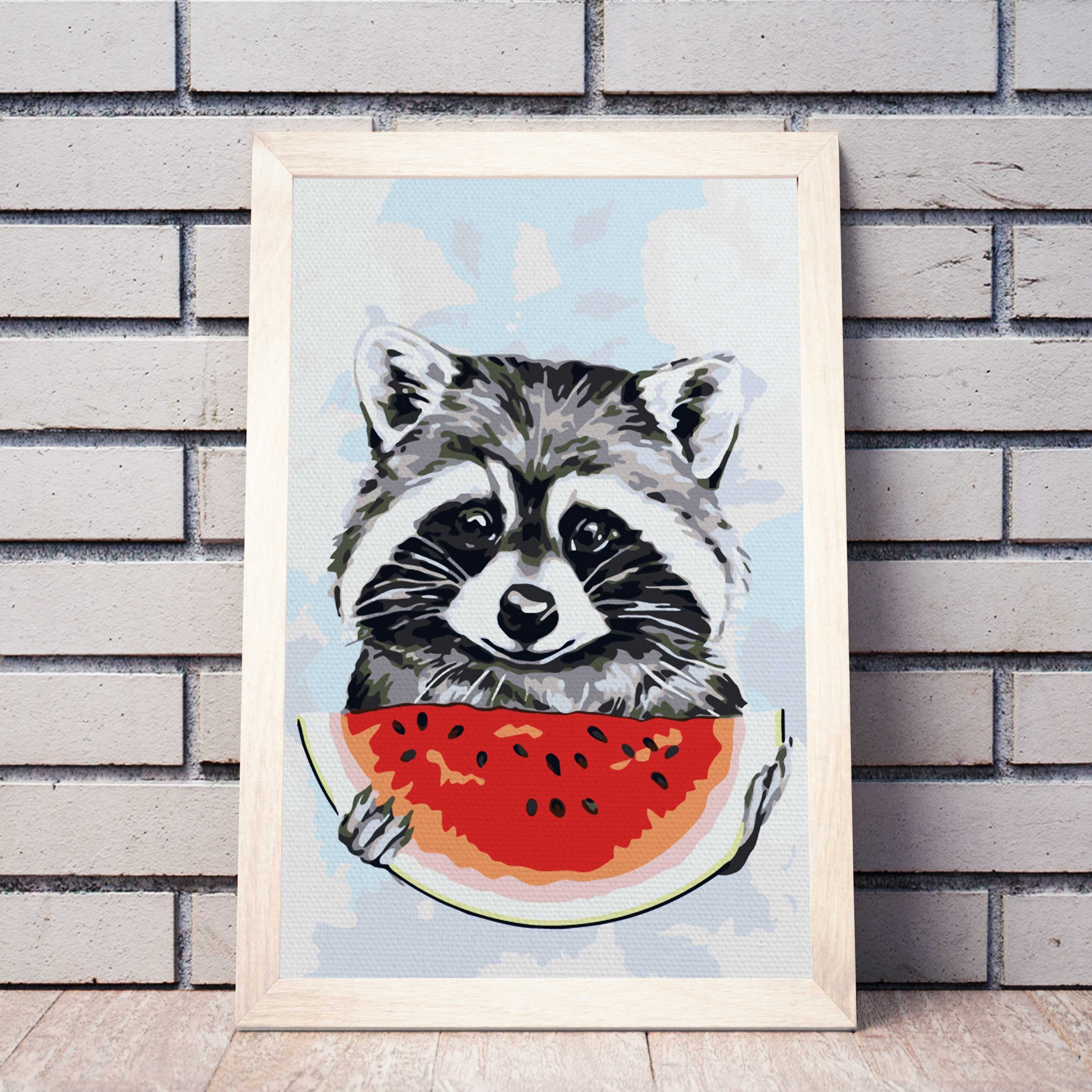 Vodný Melón A Vtipný Mýval