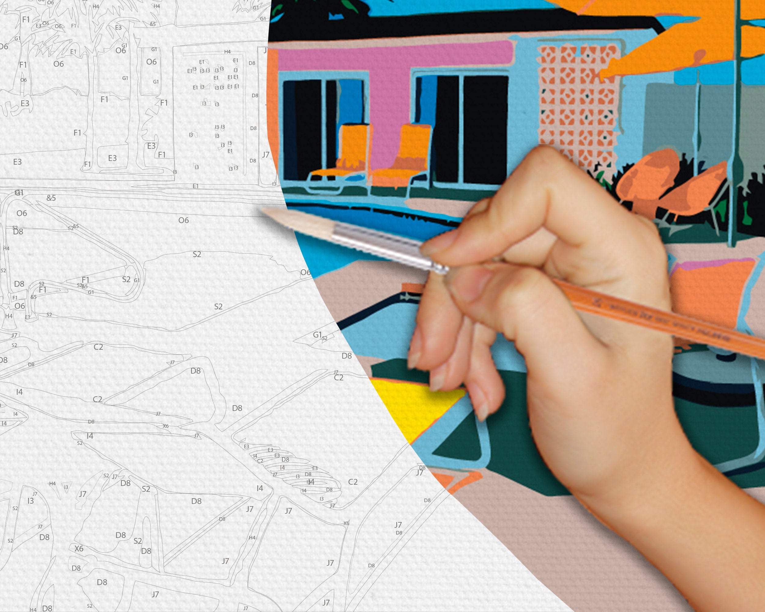 Abstraktné zlaté kvapky (PC0435)