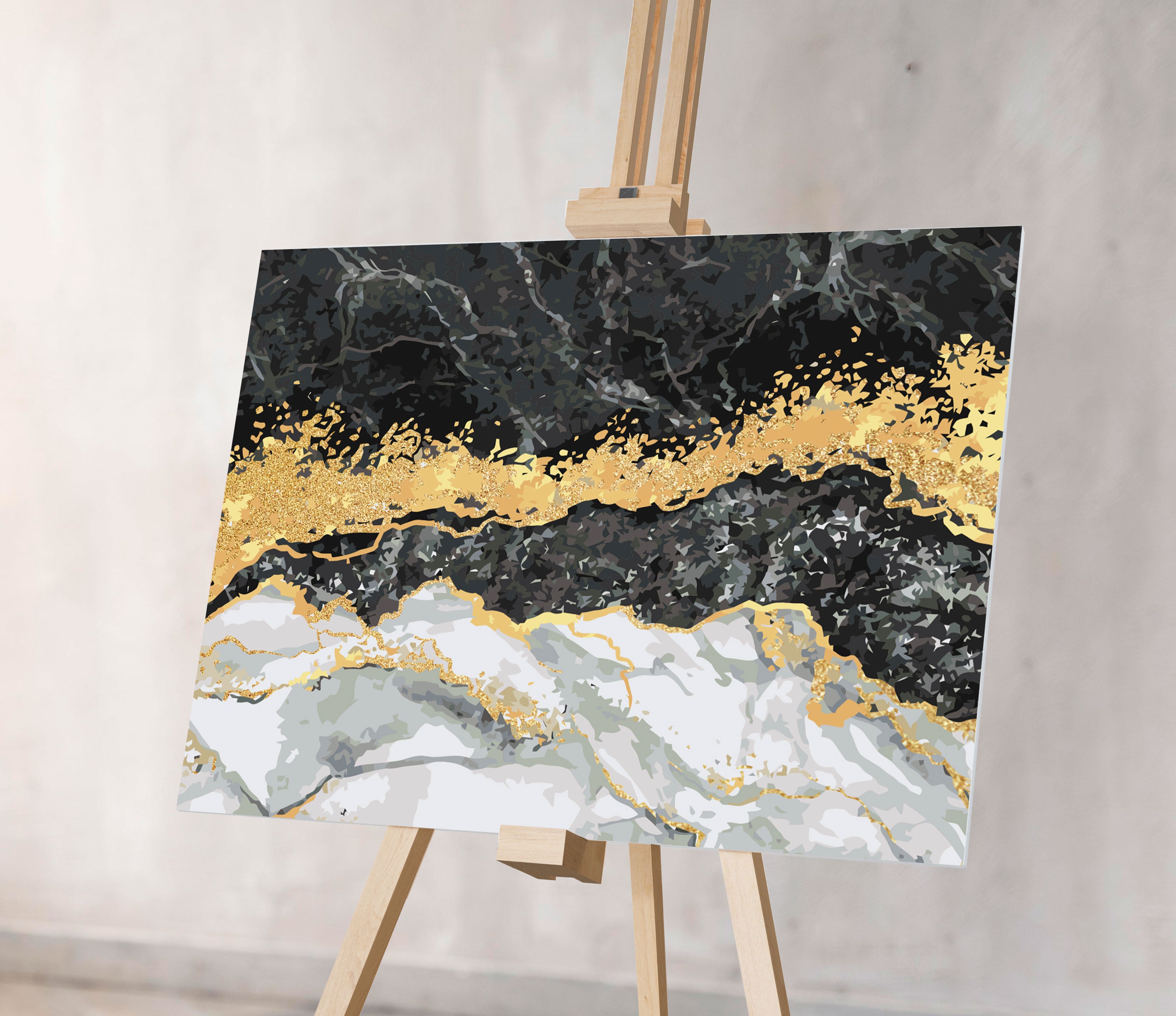 Zlatý čierny mramor (SC0611)